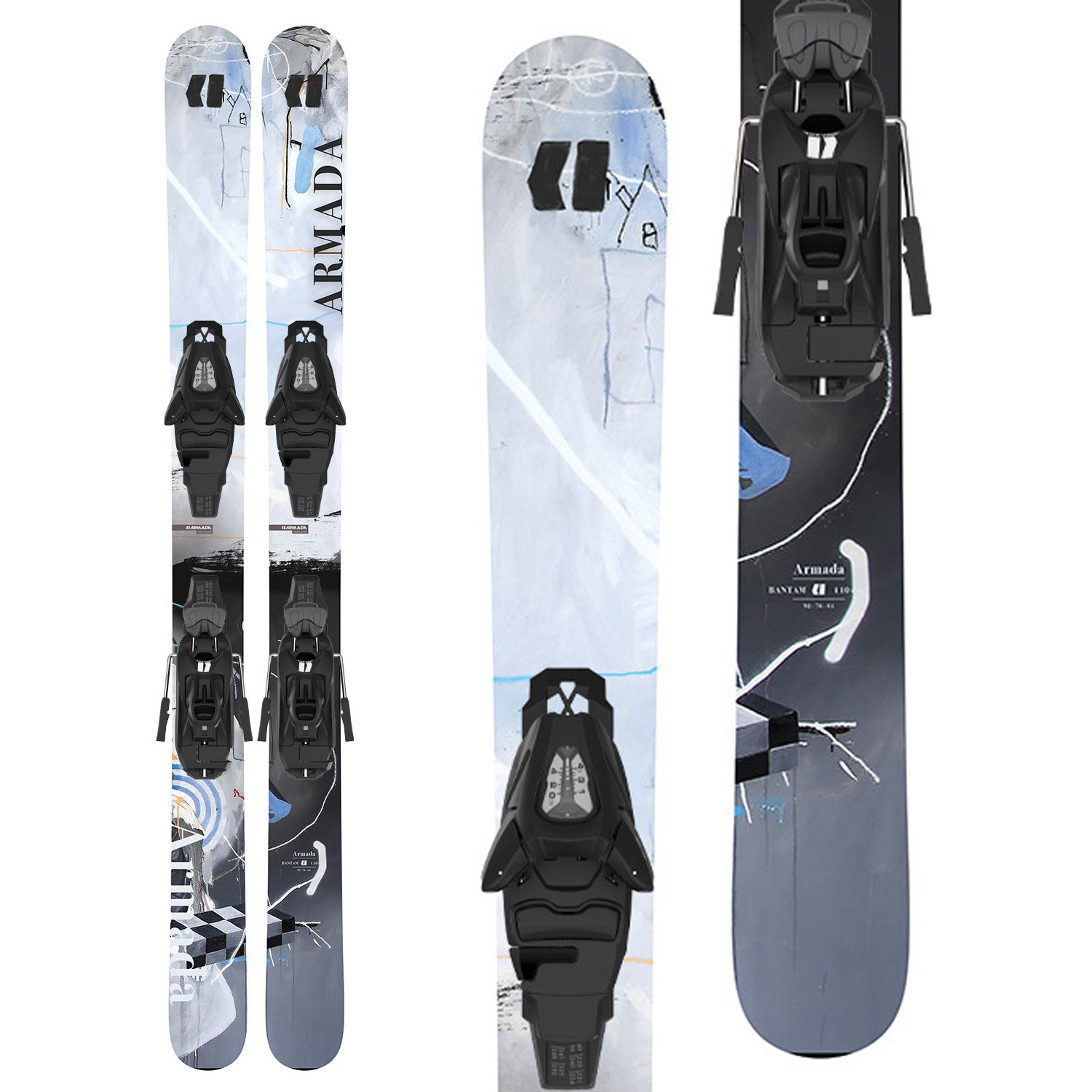 Armada Bantam Skis C5 GW Bindings Boys 2021 evo