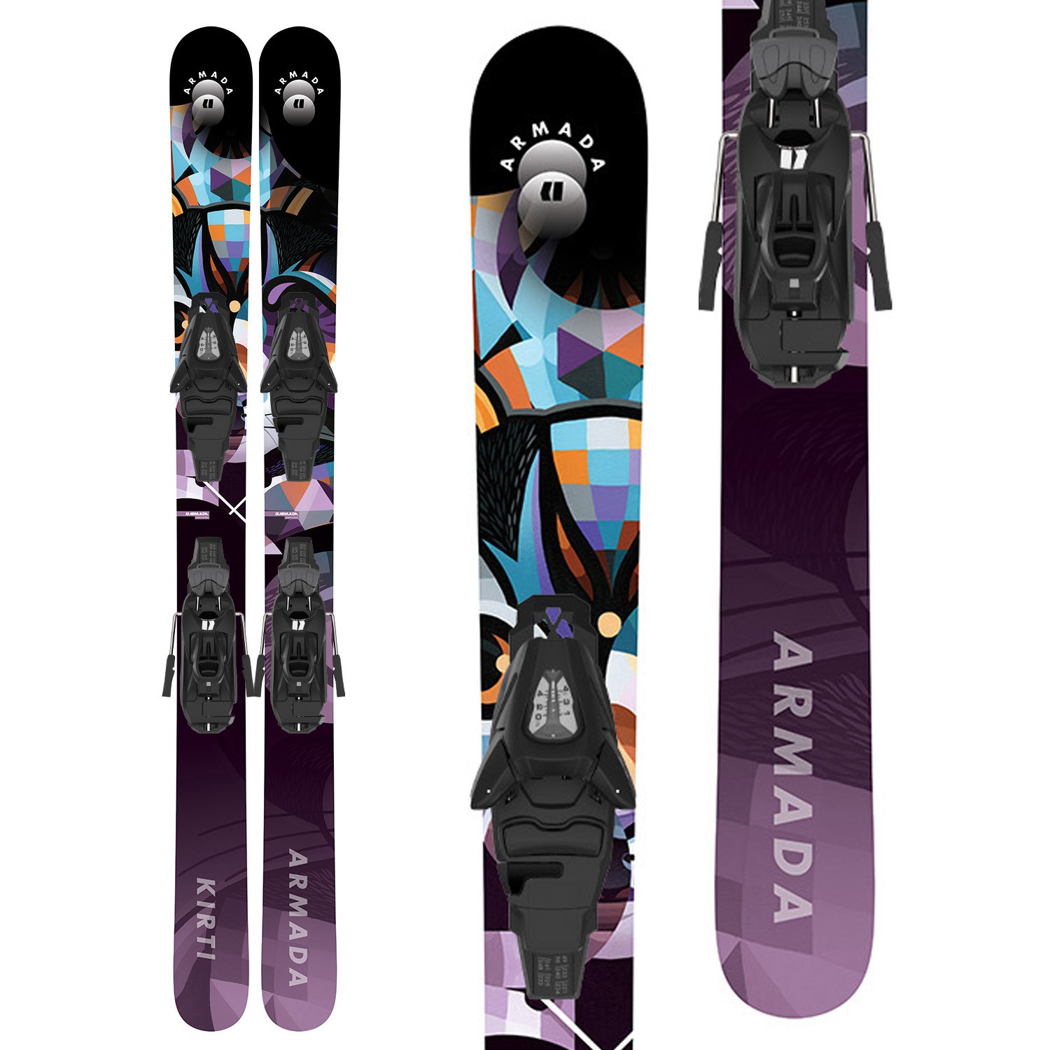 Armada Kirti Skis C5 GW Bindings Toddler Girls 2021 evo Canada