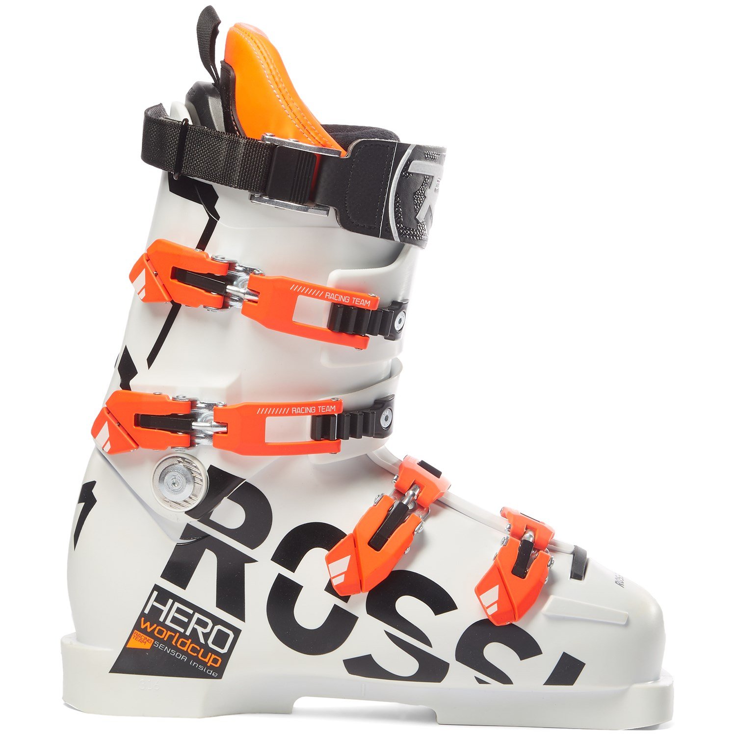 2017 Rossignol Hero WC SI 110 SC White 27.5 Junior Ski Boots 