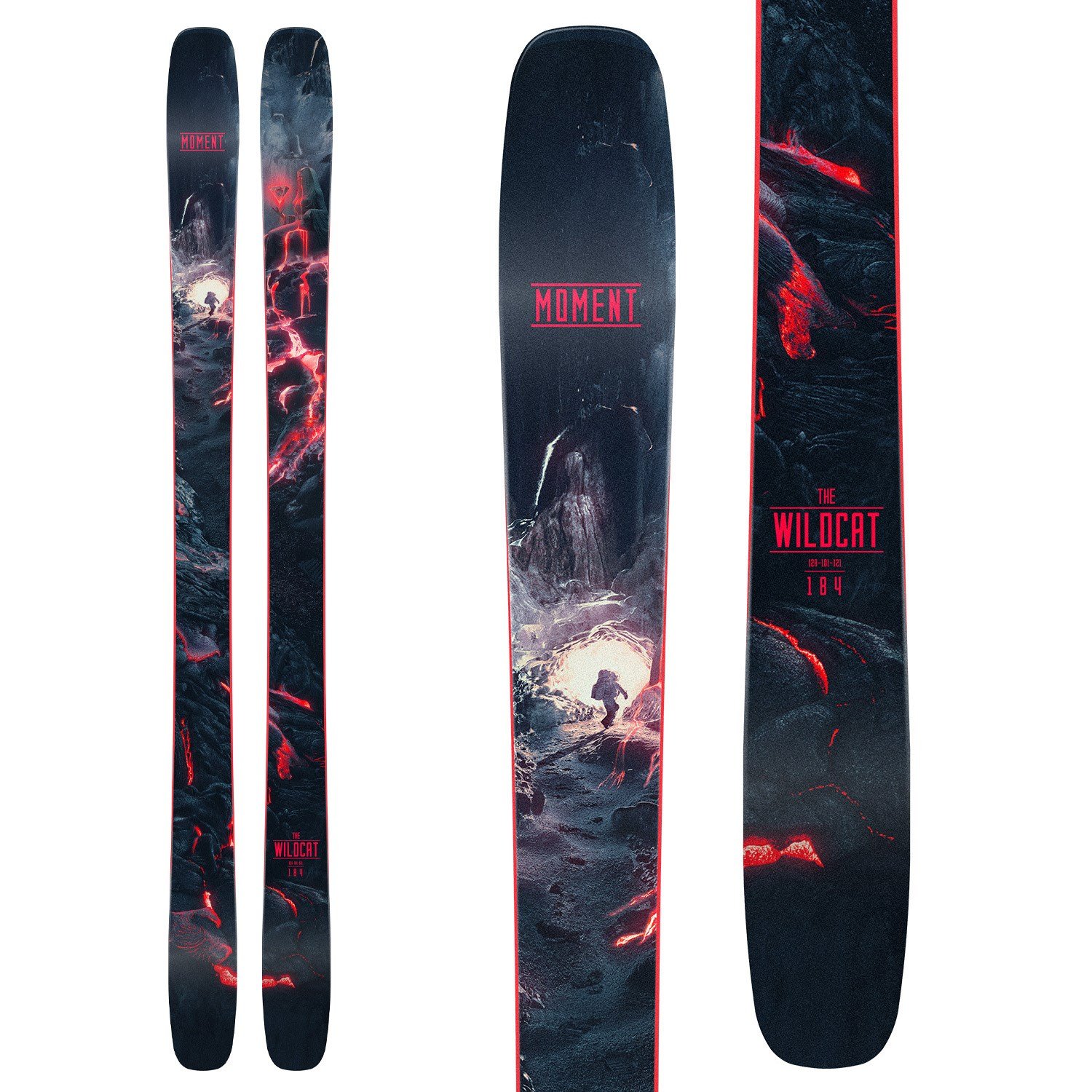 美品】MOMENT SKI WILD CAT101 174cm - スキー