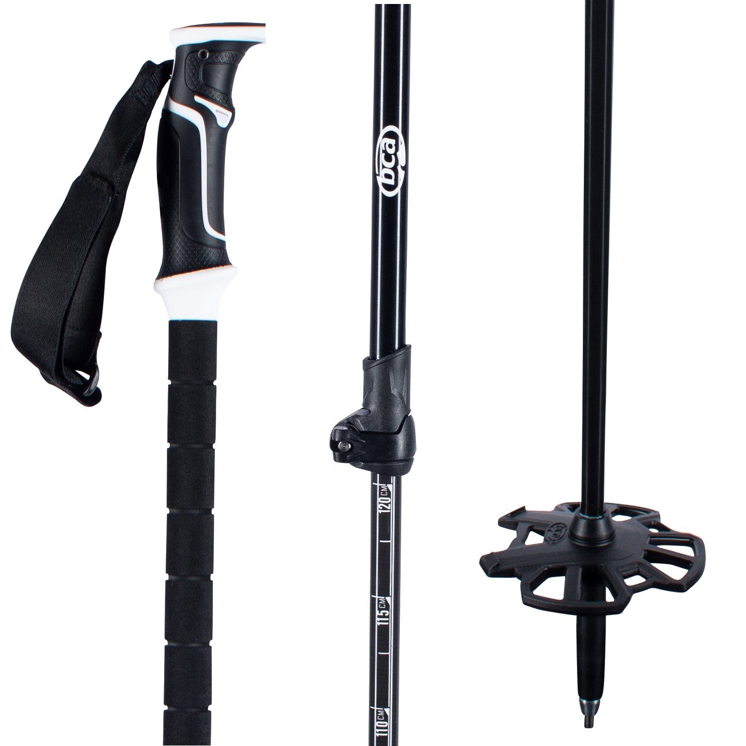 BCA Scepter Adjustable Carbon/Aluminum Ski Poles | evo
