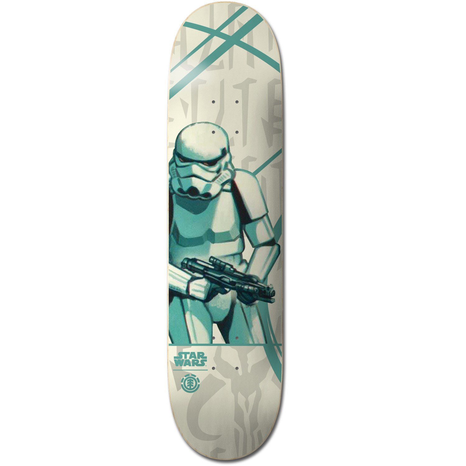 Element Skateboard Complete Star Wars Stormtrooper 8.0" 