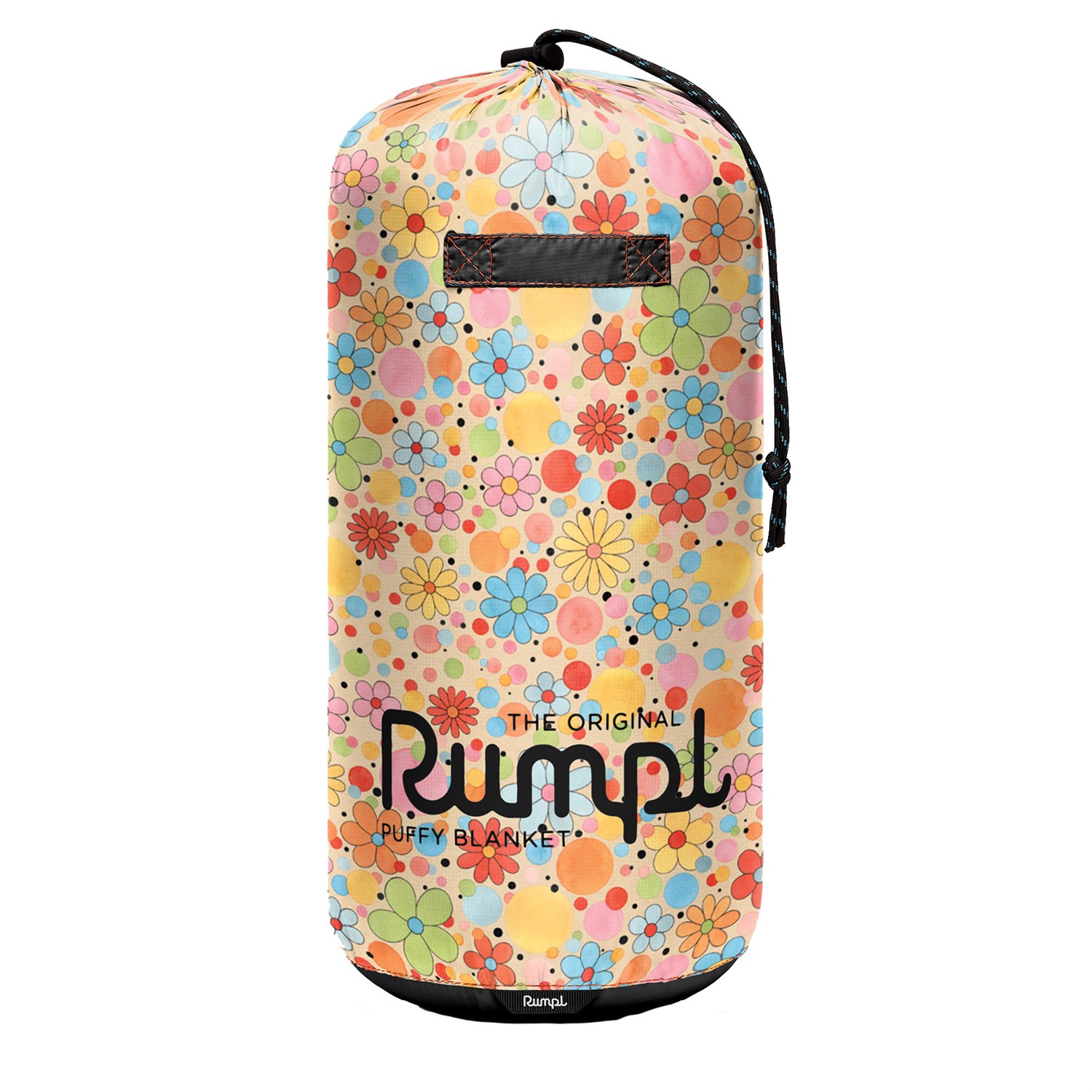 Top RUMPL Original Puffy Blanket Dots and Daisies