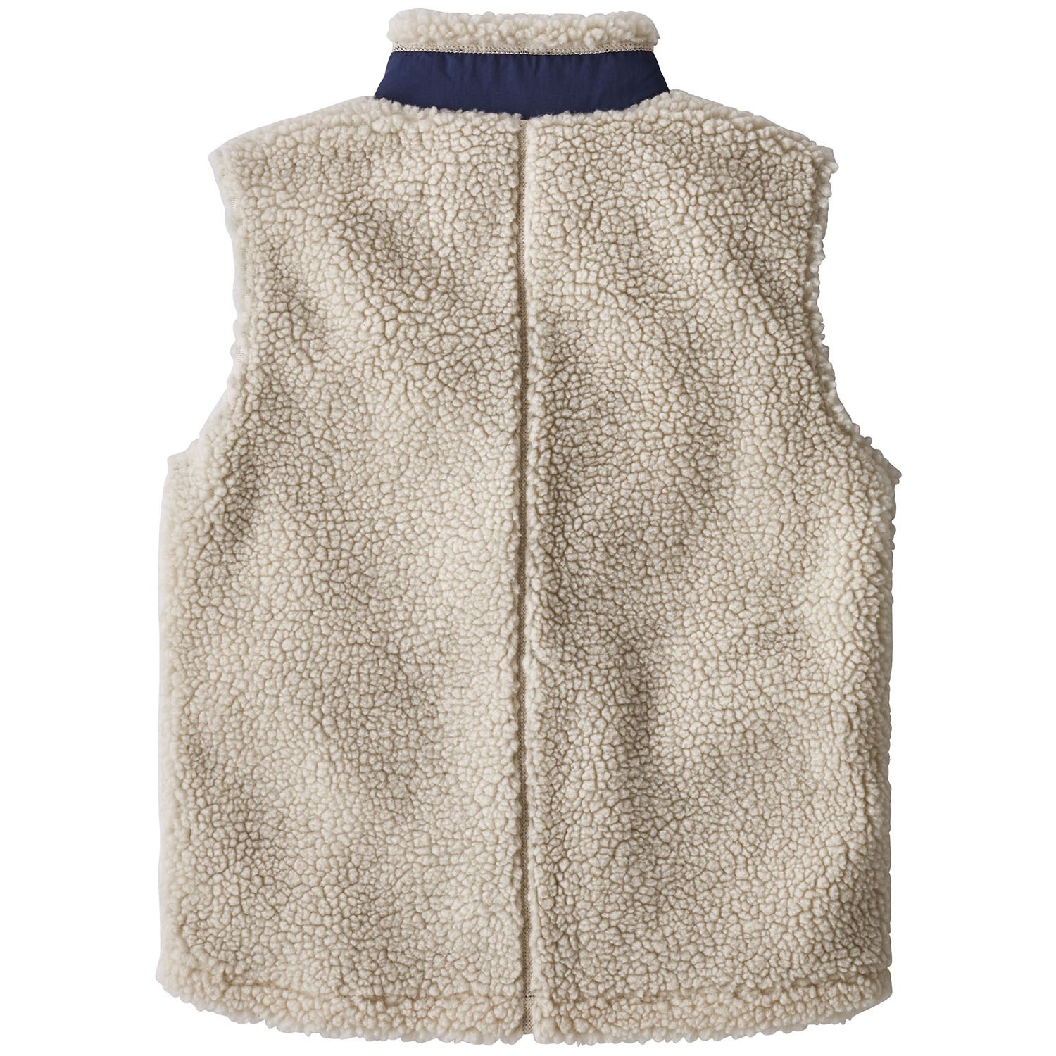 Patagonia Kids Retro X Vest Natural w Classic Navy