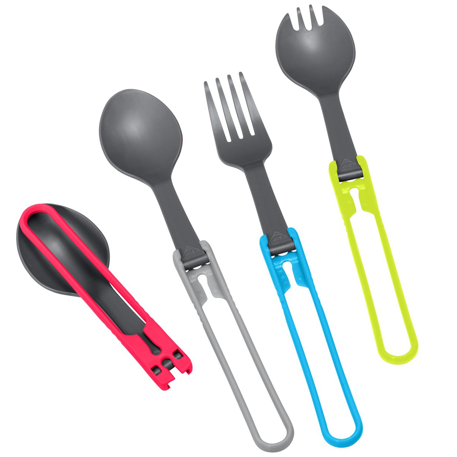 Foldable spoon-fork