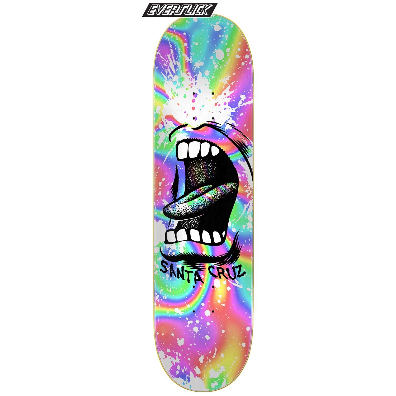 Santa Cruz Big Mouth Splatter Everslick 8.0 Skateboard Deck evo