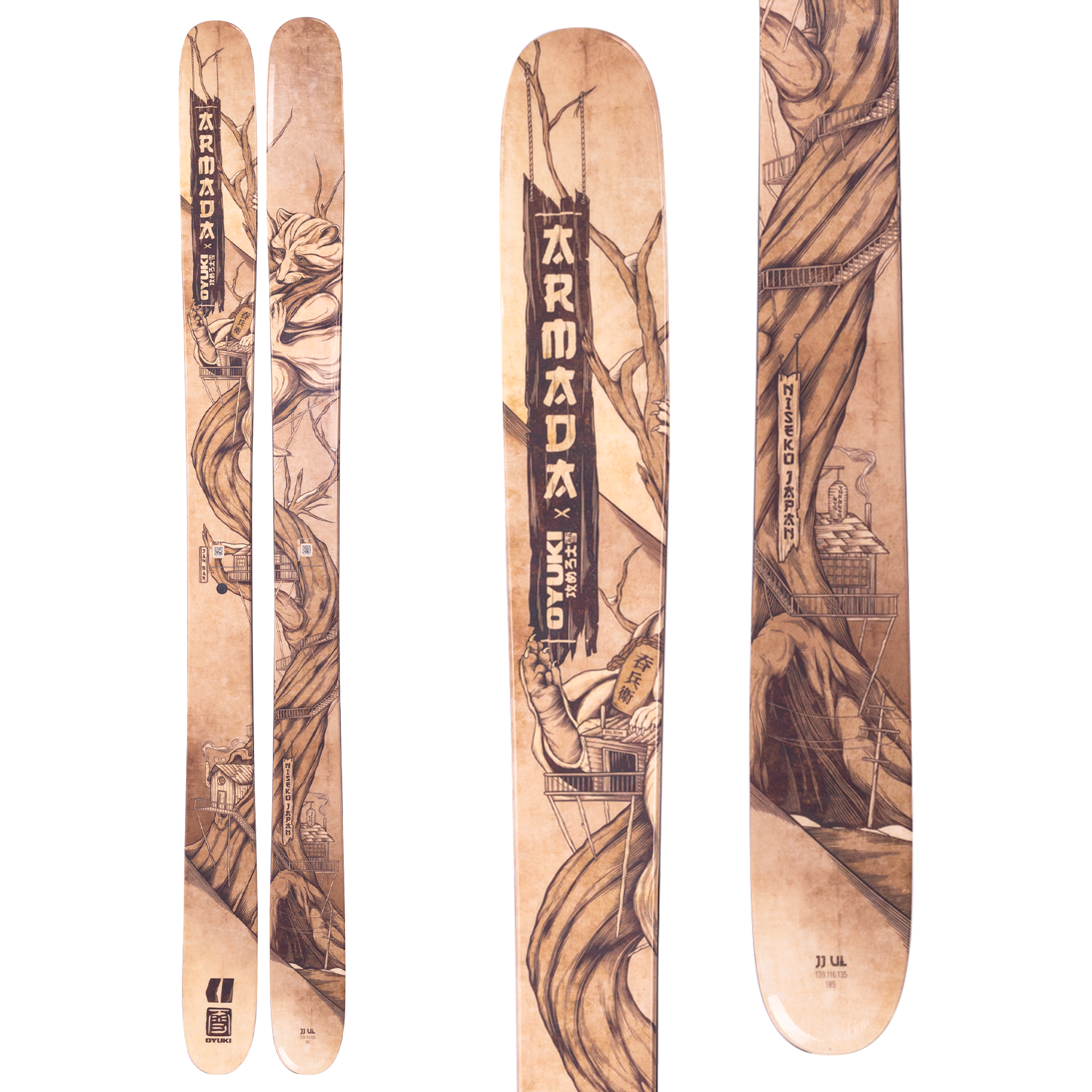 Armada x Oyuki ARV 116 JJ UL Skis 2021 evo