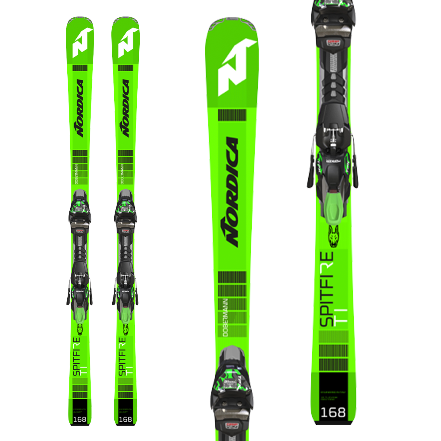 Nordica Dobermann Spitfire Ti Skis + TPX 12 FDT Bindings 2020 | evo