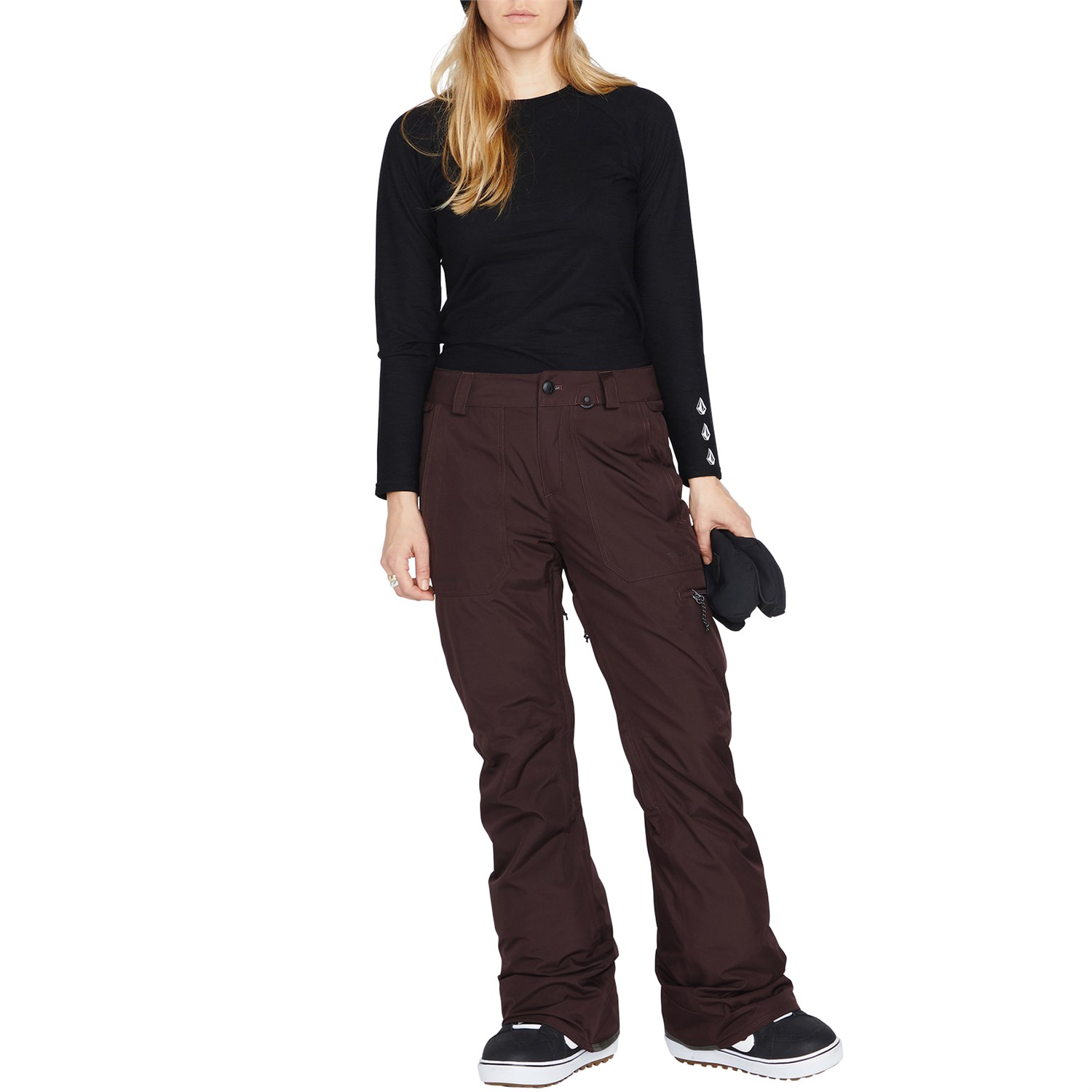 Womens Knox Insulated Gore-Tex Pants - Black – Volcom US