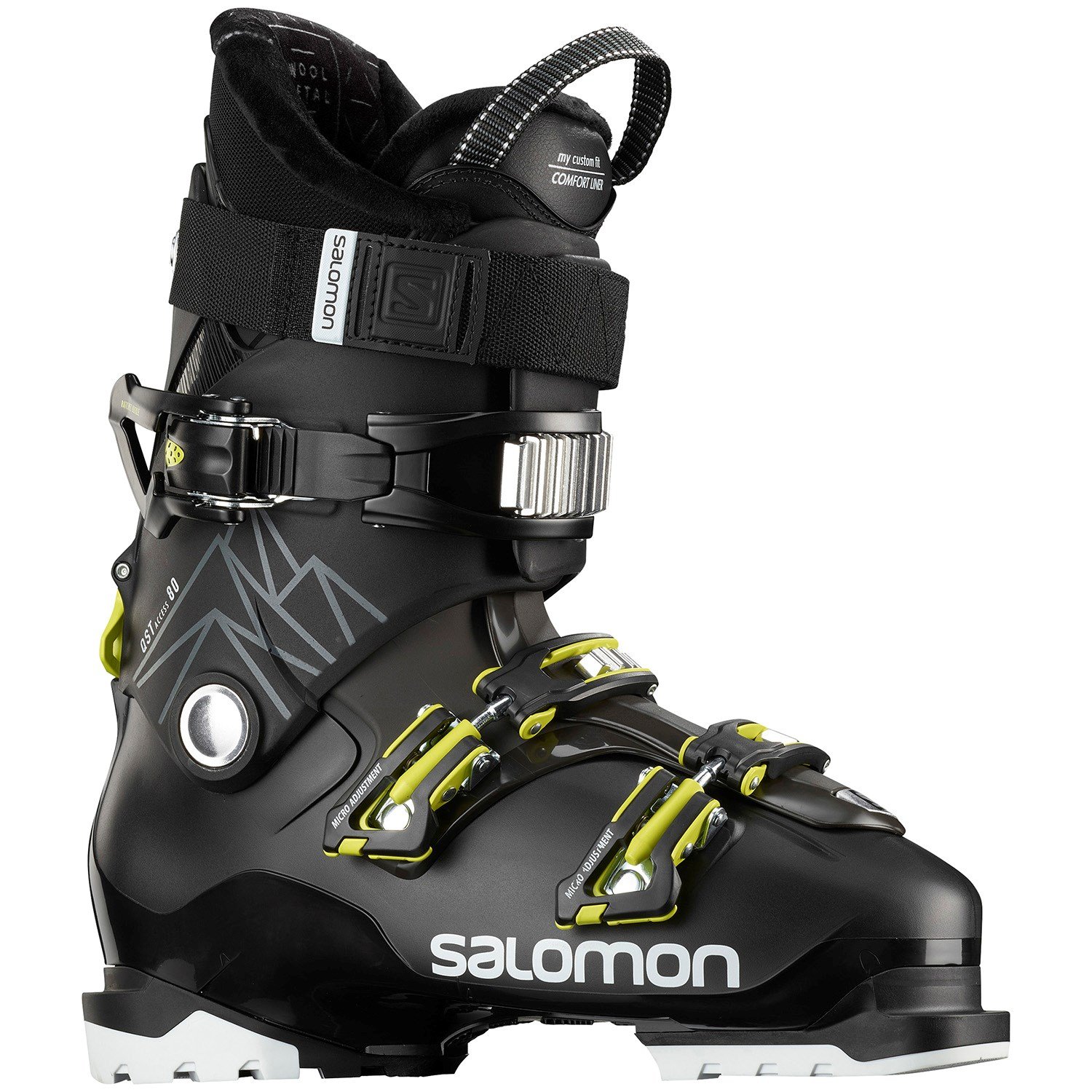 Salomon QST Ski Boots Alpine Toes Pair 