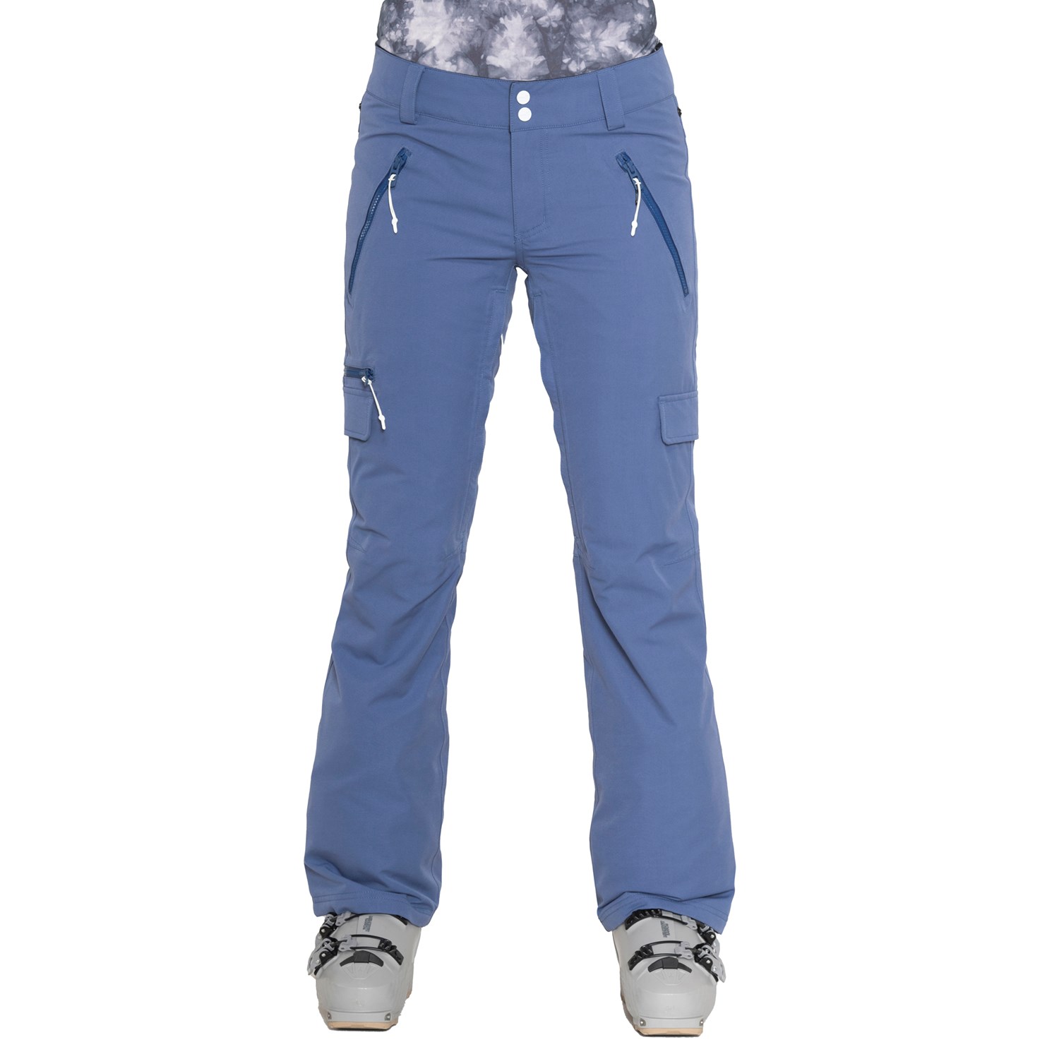 Sur-pantalon imperméable unisexe GARA AERO OVERPANT 2.1 noir-bleu SkiTrab  2024 - Montania Sport