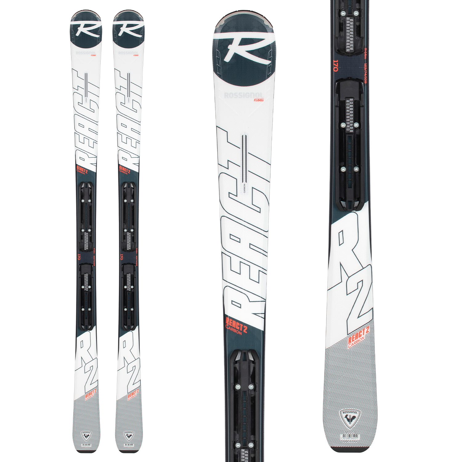 Rossignol React 2 Skis + Xpress 10 GW Bindings 2022 | evo