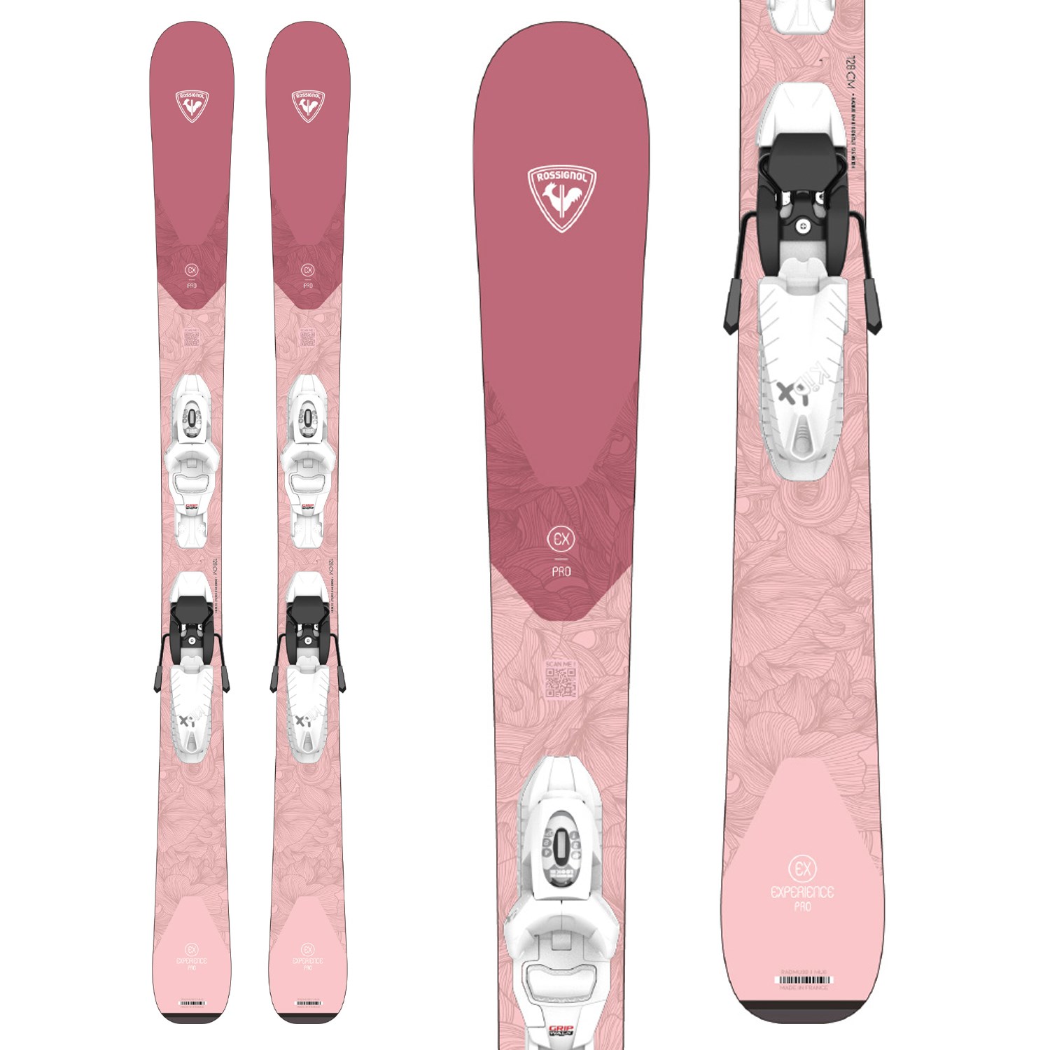 Rossignol Experience Pro W Skis + Kid X 4 GW Bindings - Kids