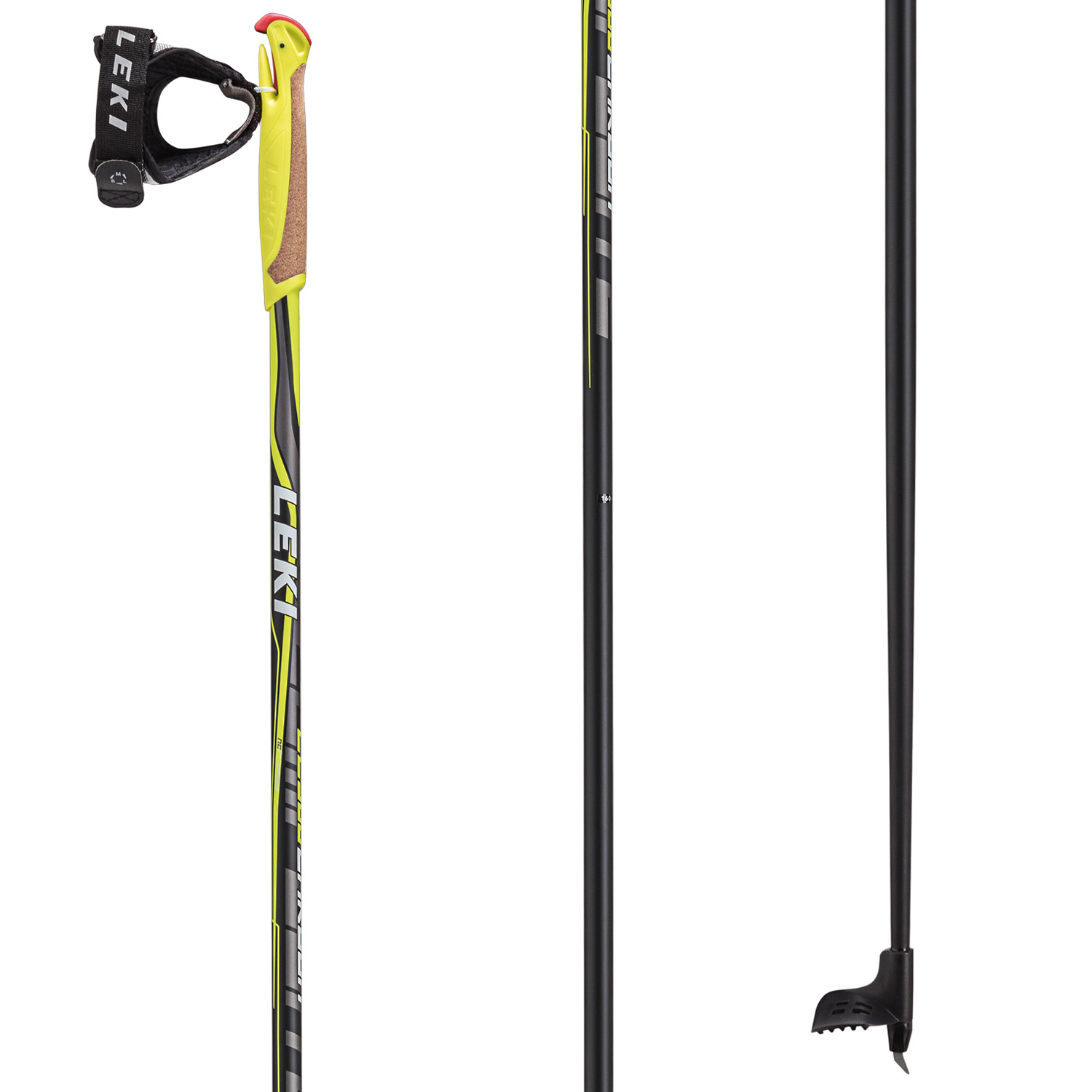 Leki cc 300 Cross-Country Ski Poles Carbon Loipe Sticks 