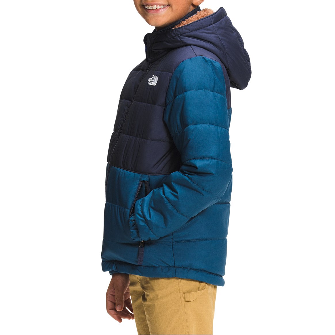 north face reversible hooded jacket