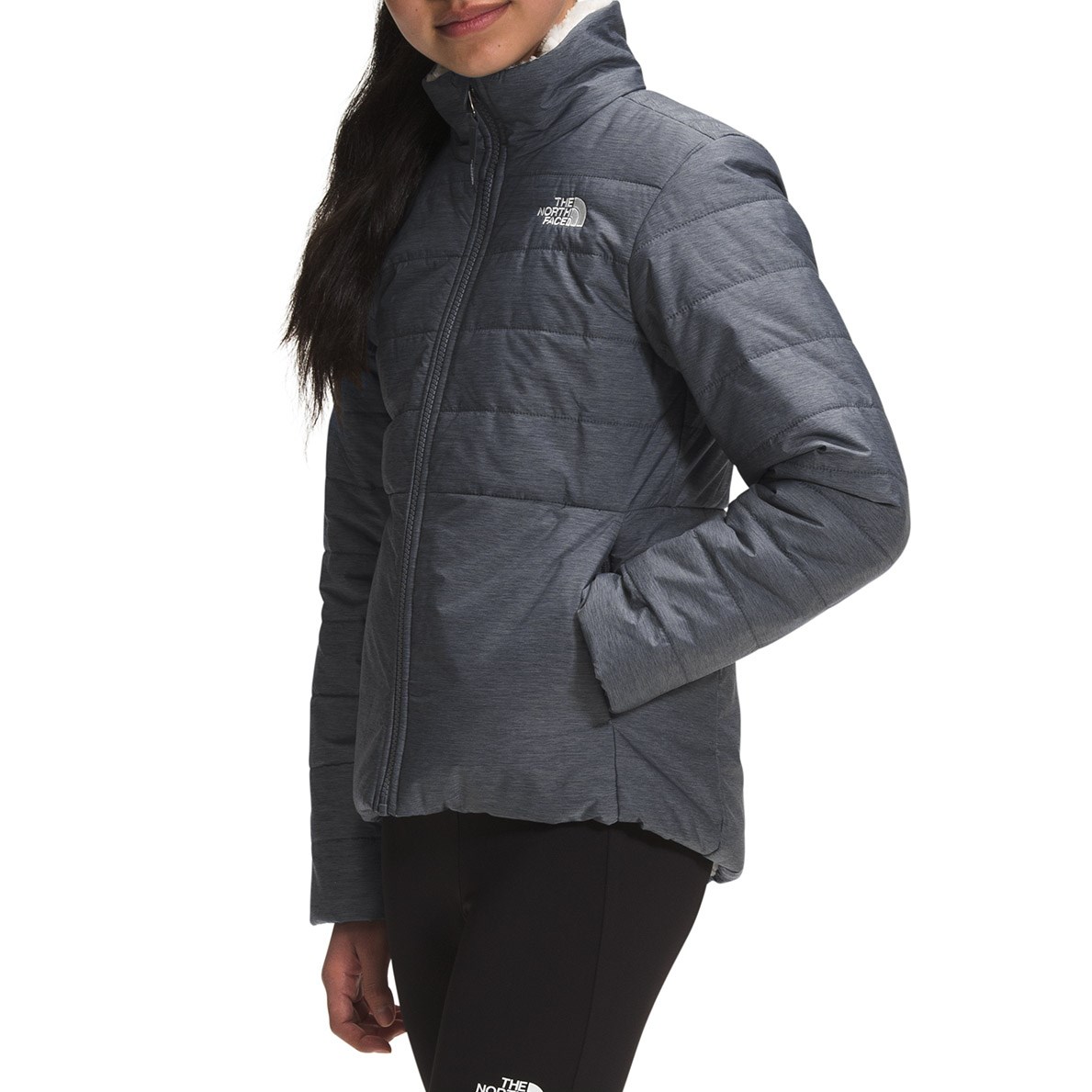 Reversible Mossbud Swirl Jacket - Girls 