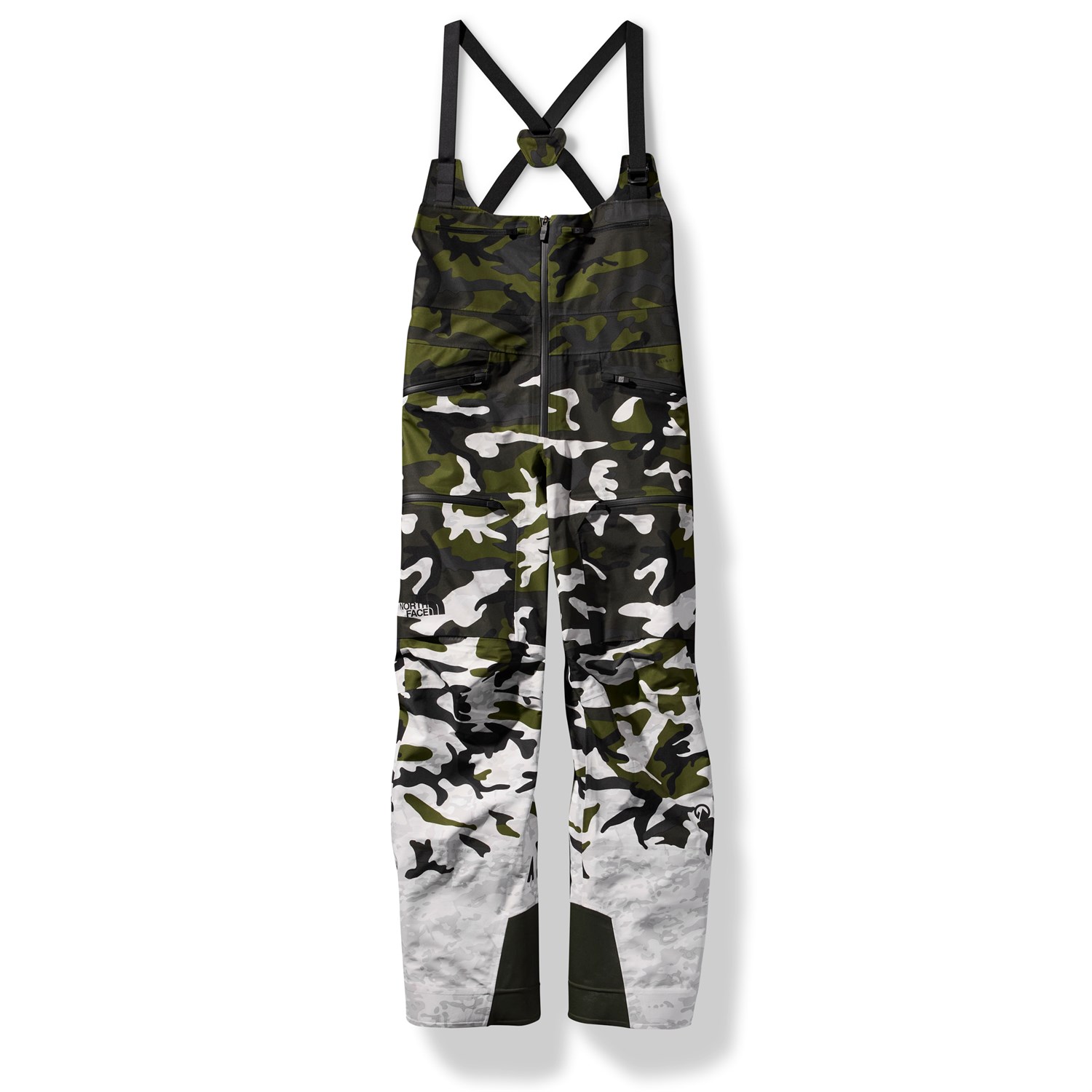 north face camo snow pants