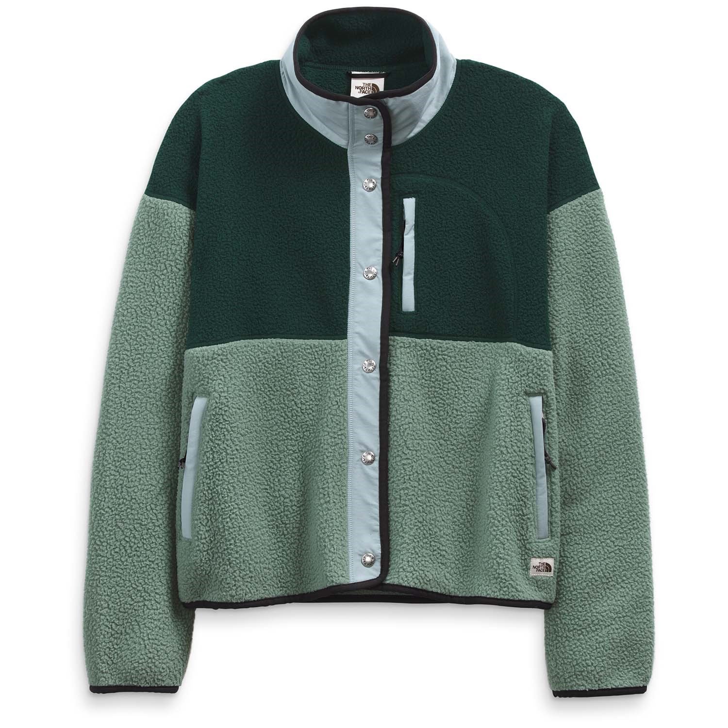 the north face cragmont fleece jacket in green