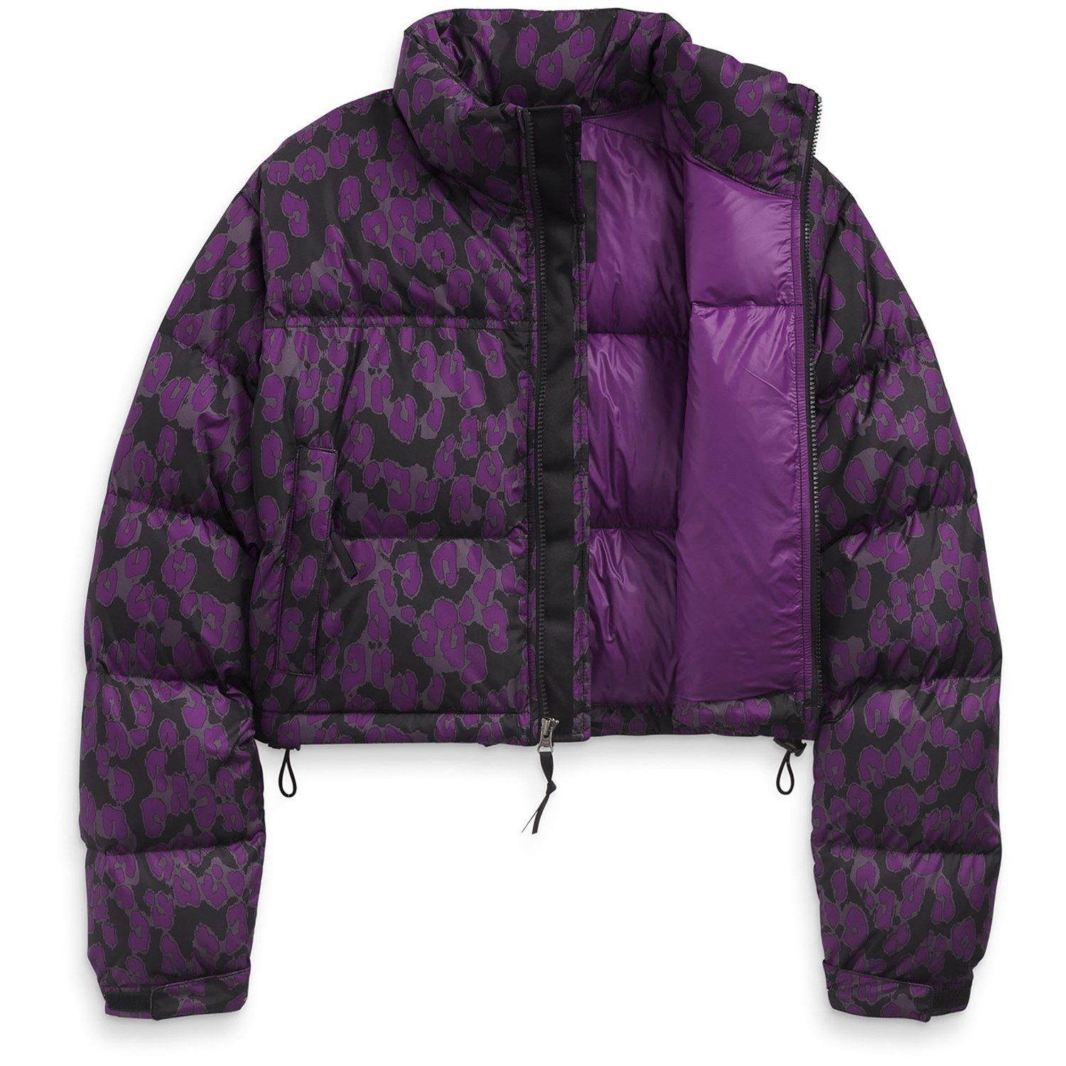 printed nuptse short jacket