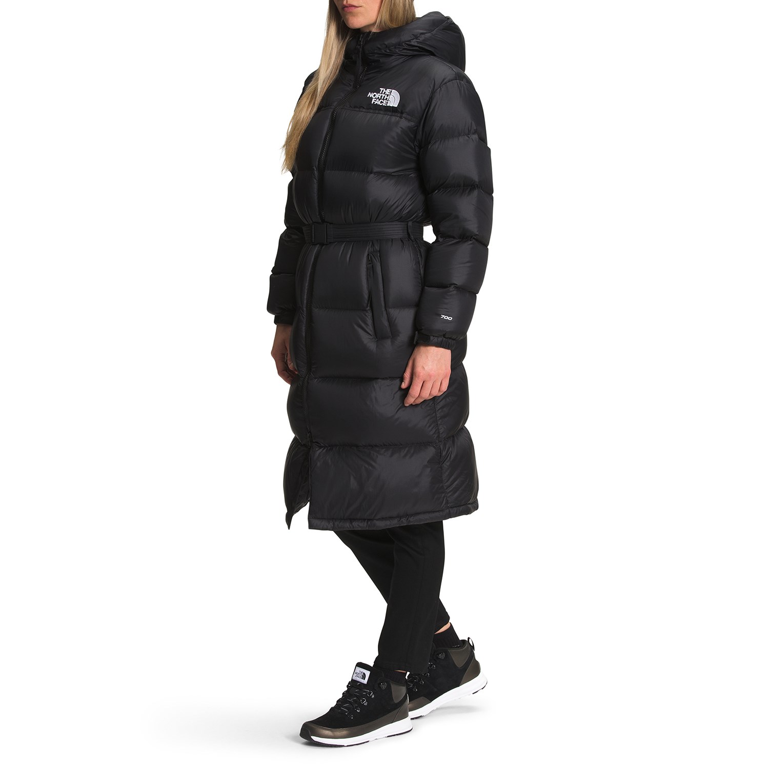 North Face Nuptse Belted Long Parka - Women's | evo Canada