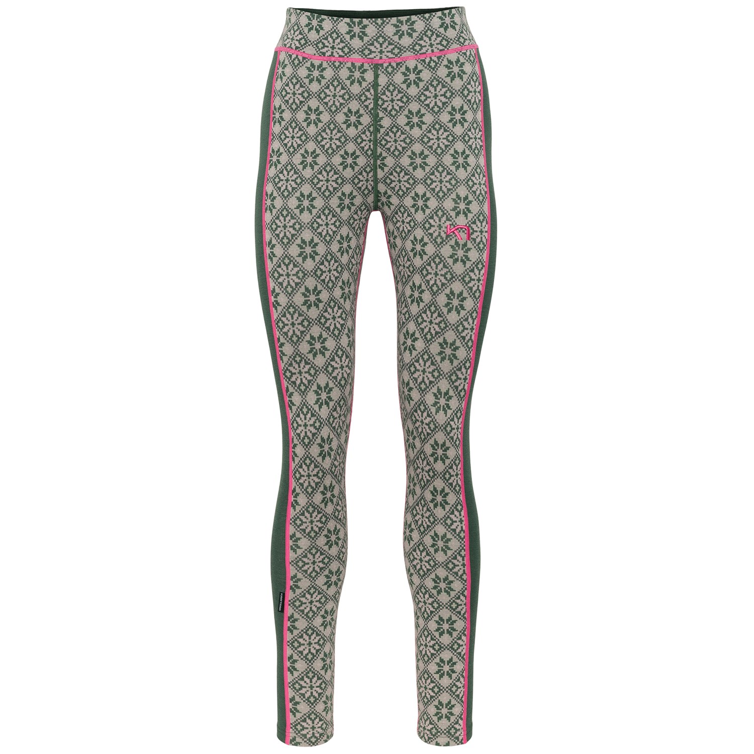 Legging Kari Traa Rose High Waist - Merino Cress - Taille XS - Vert - Sport Femme - Neuf Avec étiquettes