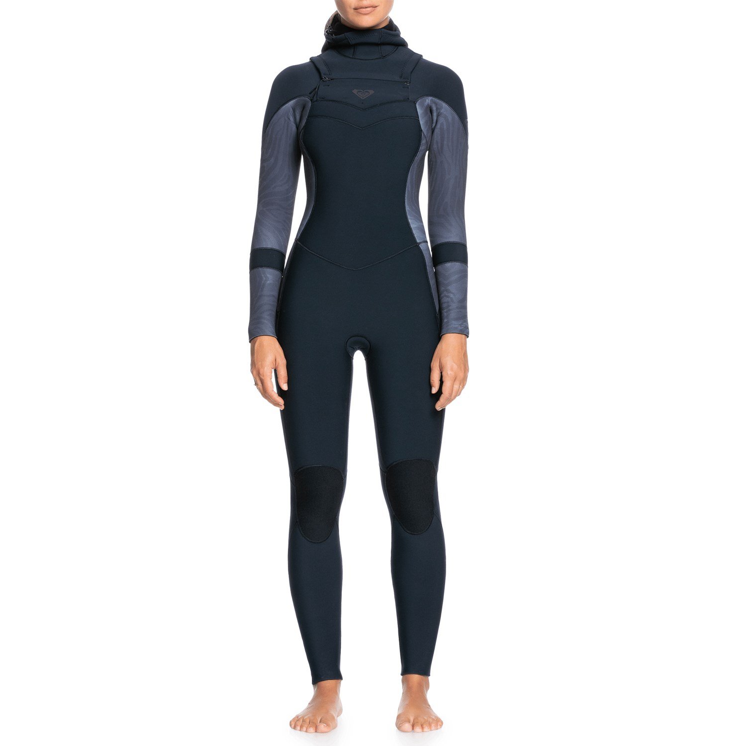 Details about   Roxy 4/3 Syncro Front Zip Wetsuit Women's 