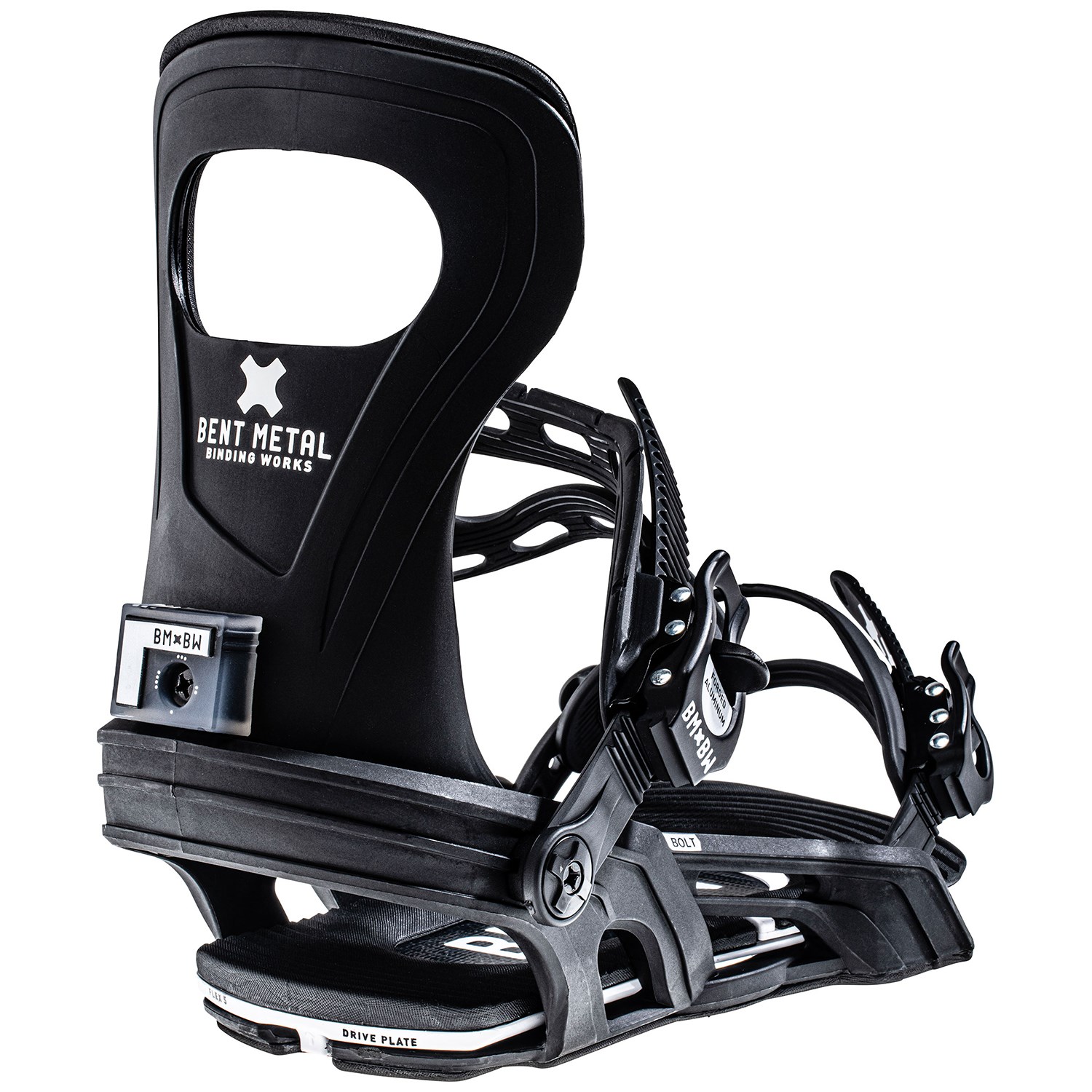 Bent Metal Bolt White Snowboard Bindings 2024