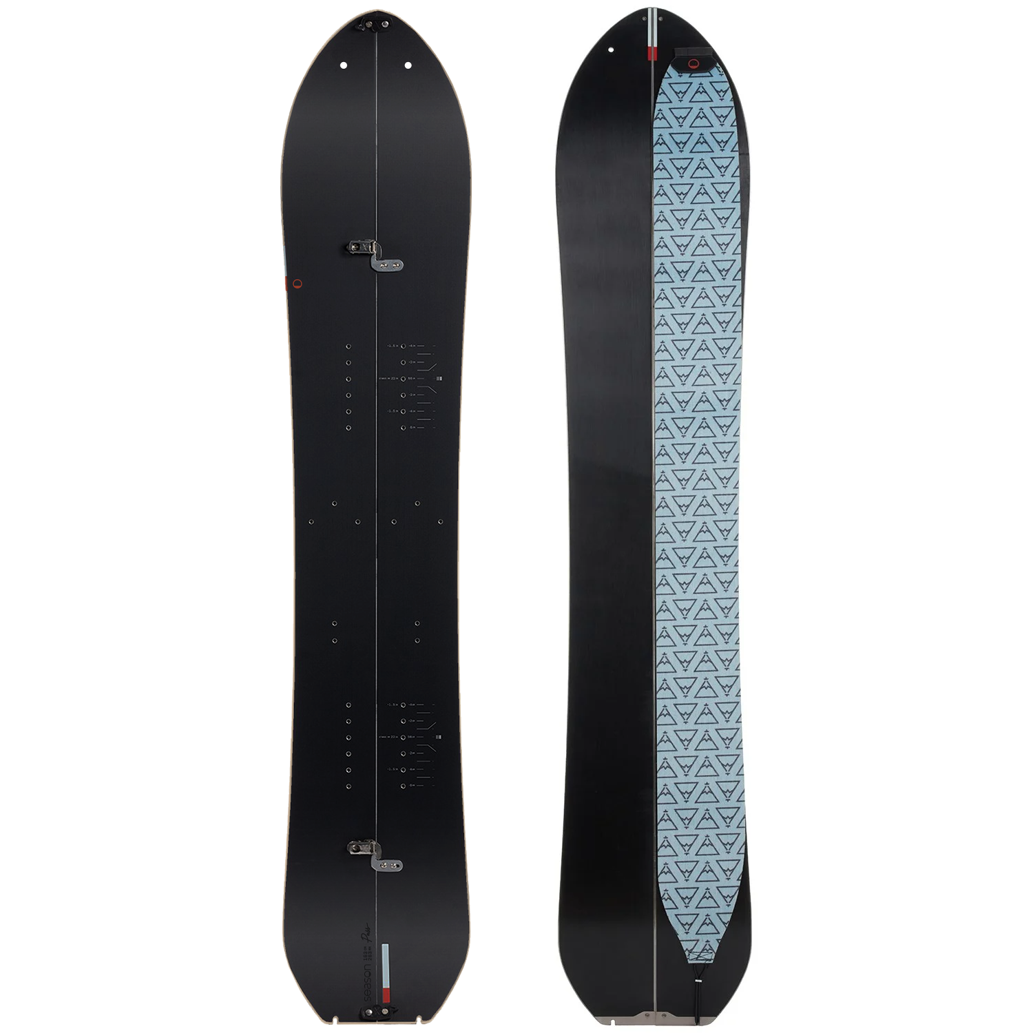 【ポモカシール付き】Season Eqpt Pass Splitboard Season Pass Splitboard | Black | Season | A splitboard made