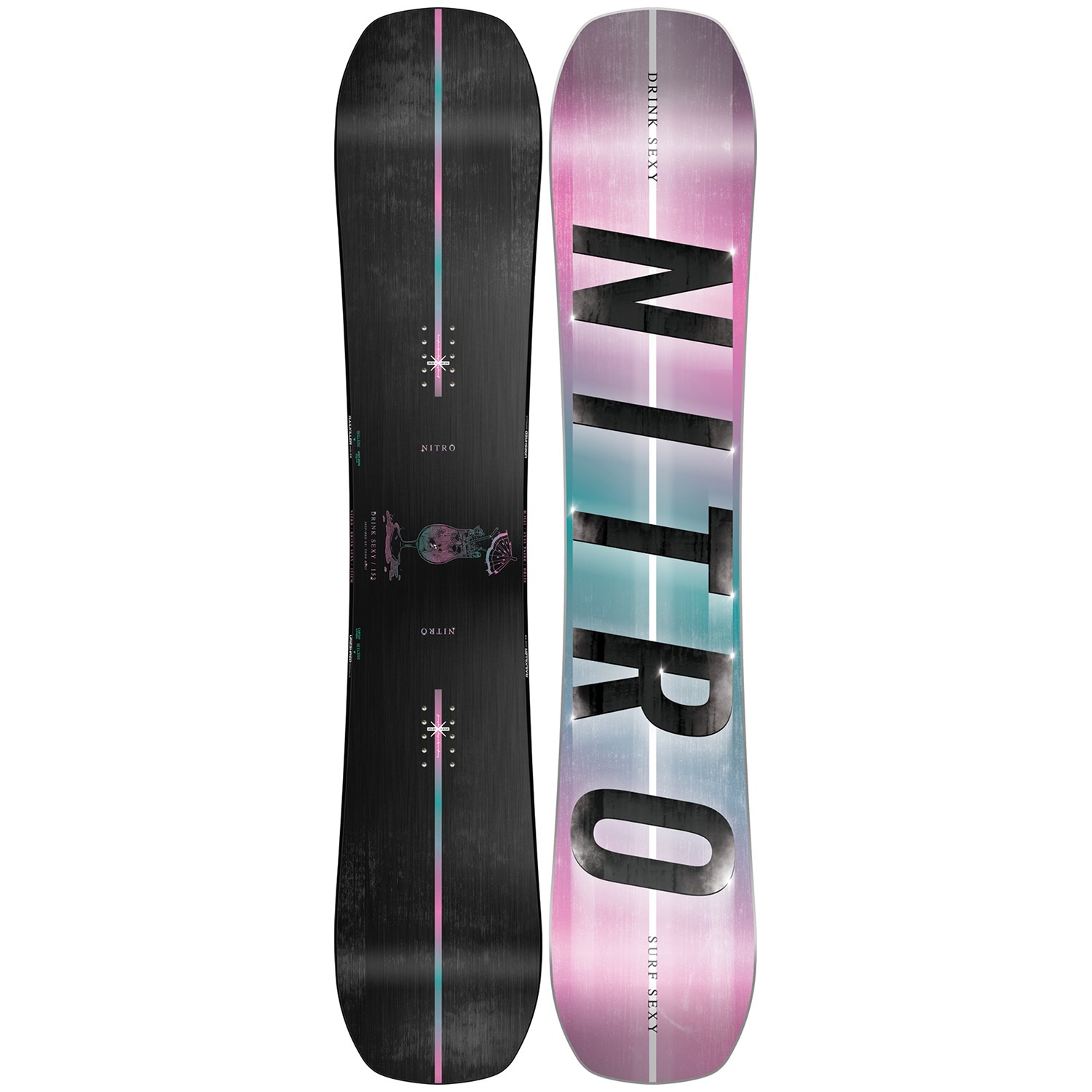 NITRO  SNOWBOARDS オプティシム×drink sexy使用による傷があり