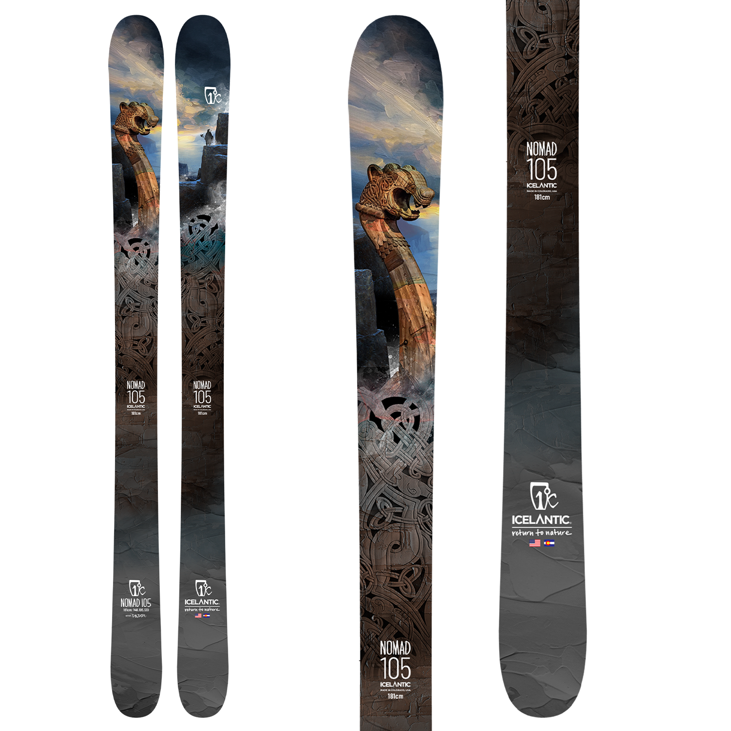 Icelantic Nomad 105 Skis 2022 | evo Canada