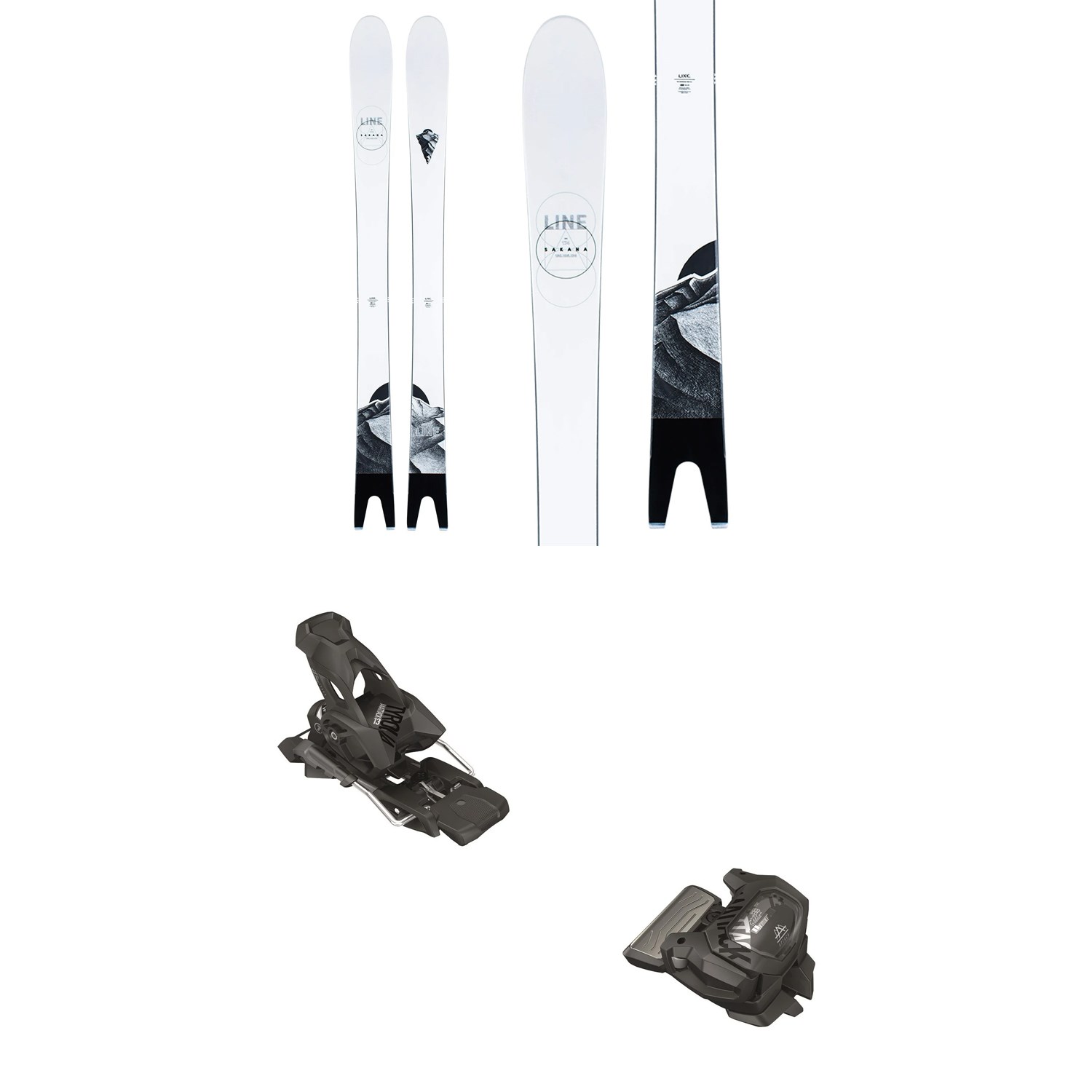 Line Skis Sakana Skis + Tyrolia Attack² 13 GW Ski Bindings 2021