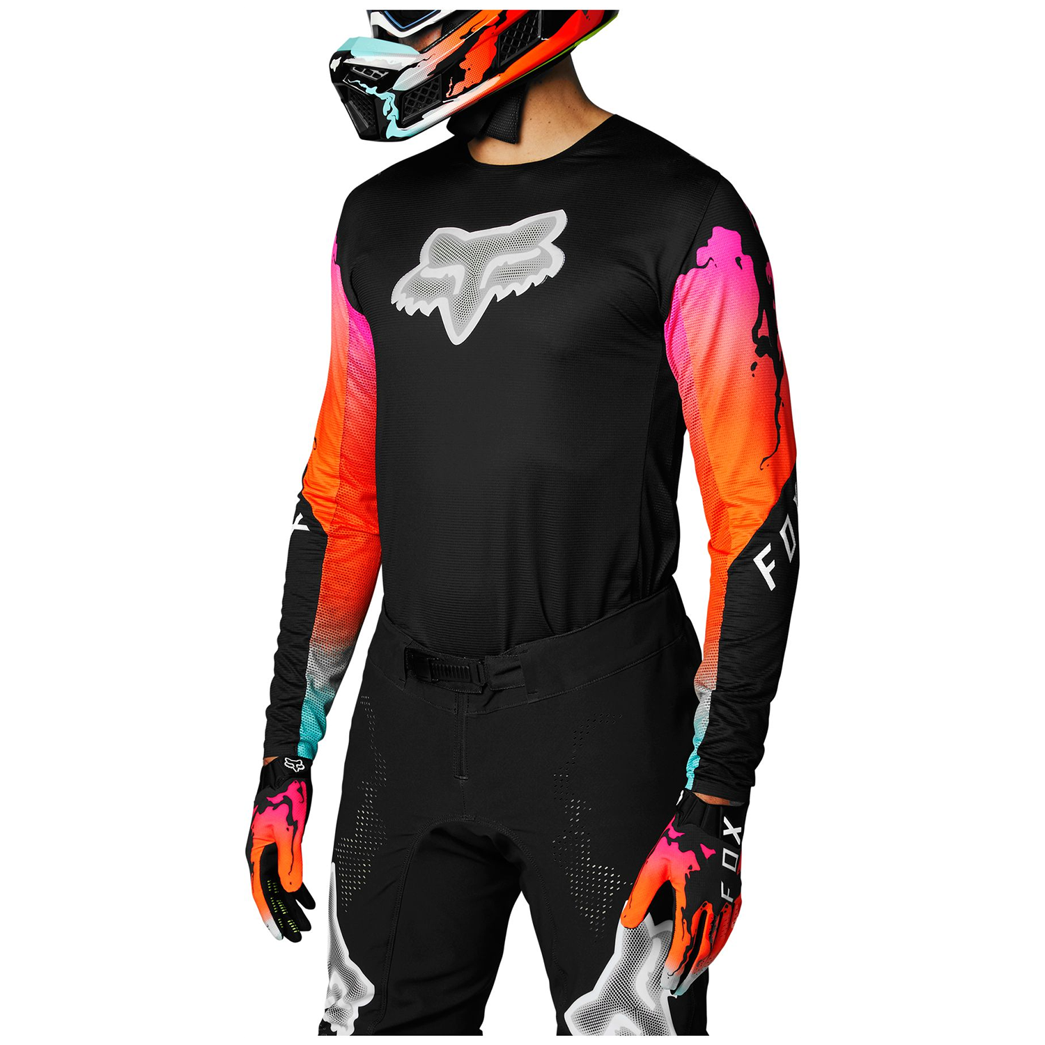 Flexair Ls Jersey Arcadia, Pewter - Men's jersey - FOX - 63.11 €