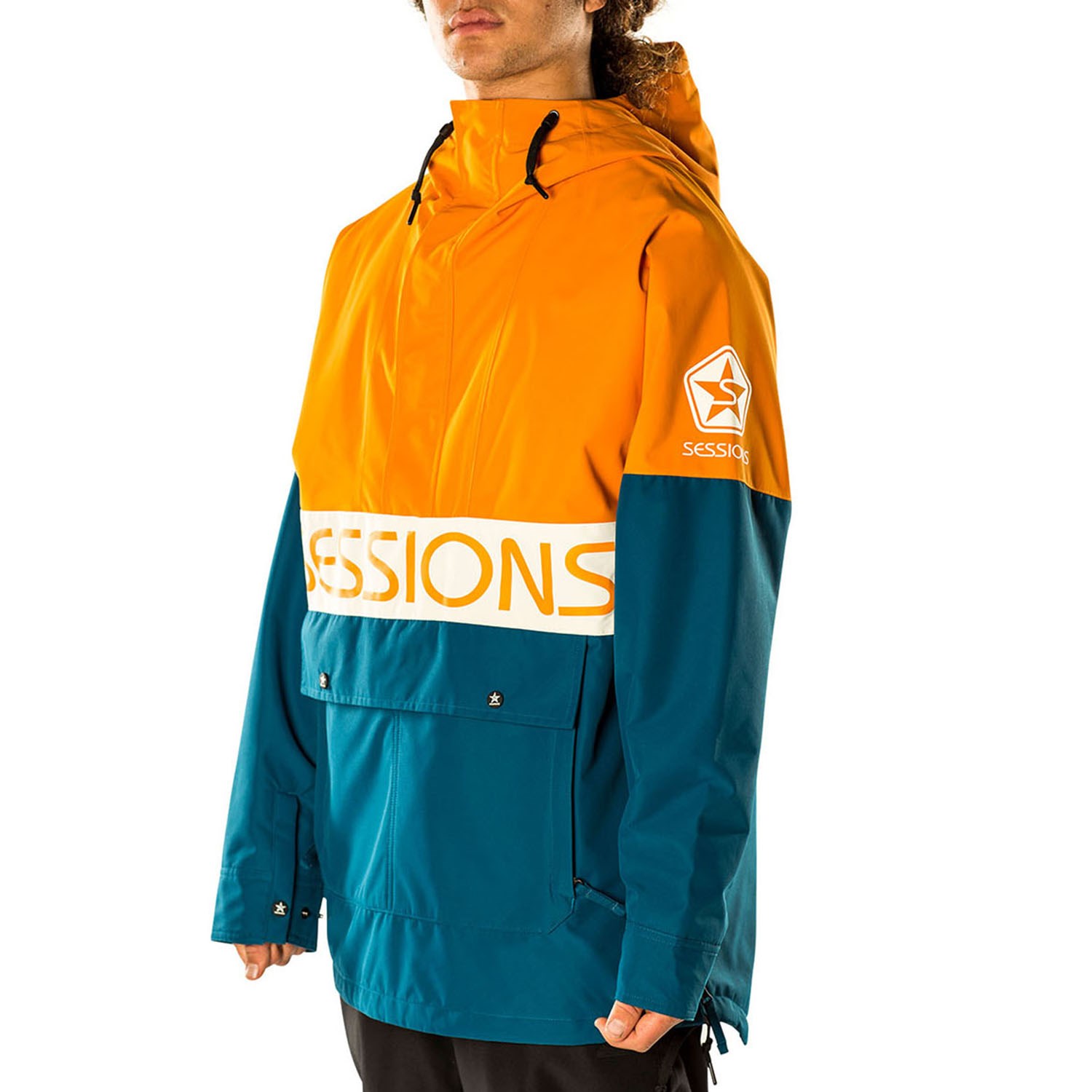 Sessions Chaos Pullover Snowboard Jacket Mens 