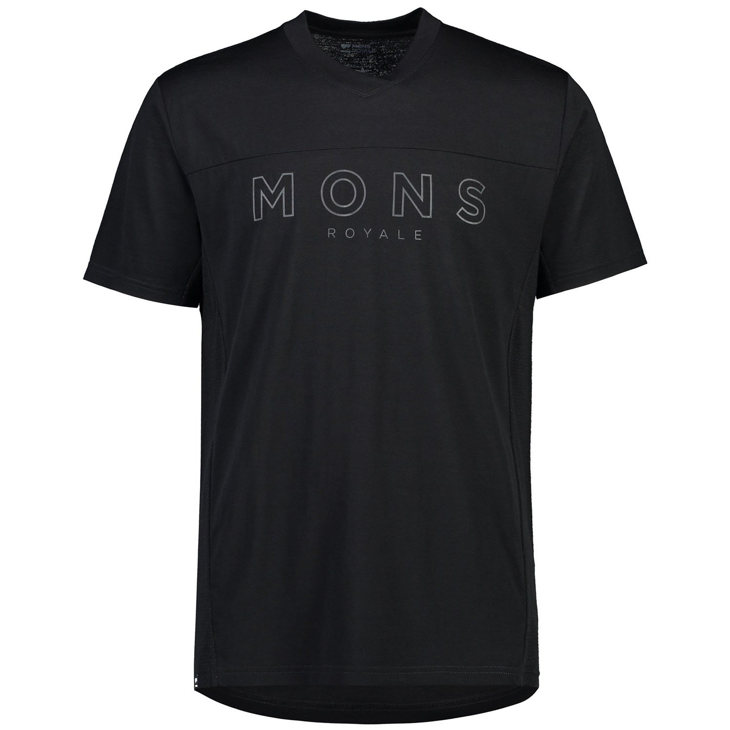 Mons Royale Redwood Merino Air-Con Wind Jersey Men - black