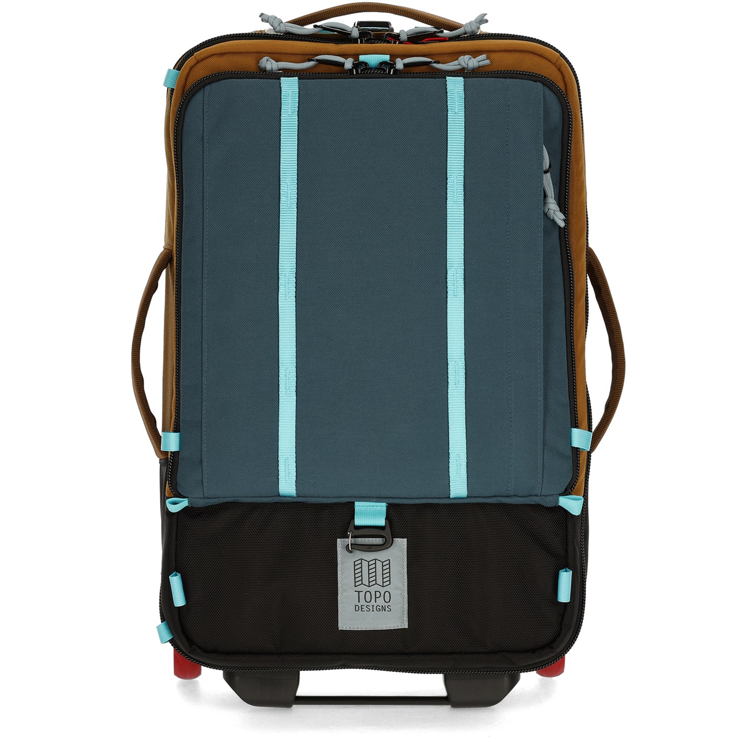Topo Designs Global Travel Bag Roller Desert Palm/Pond Blue, built