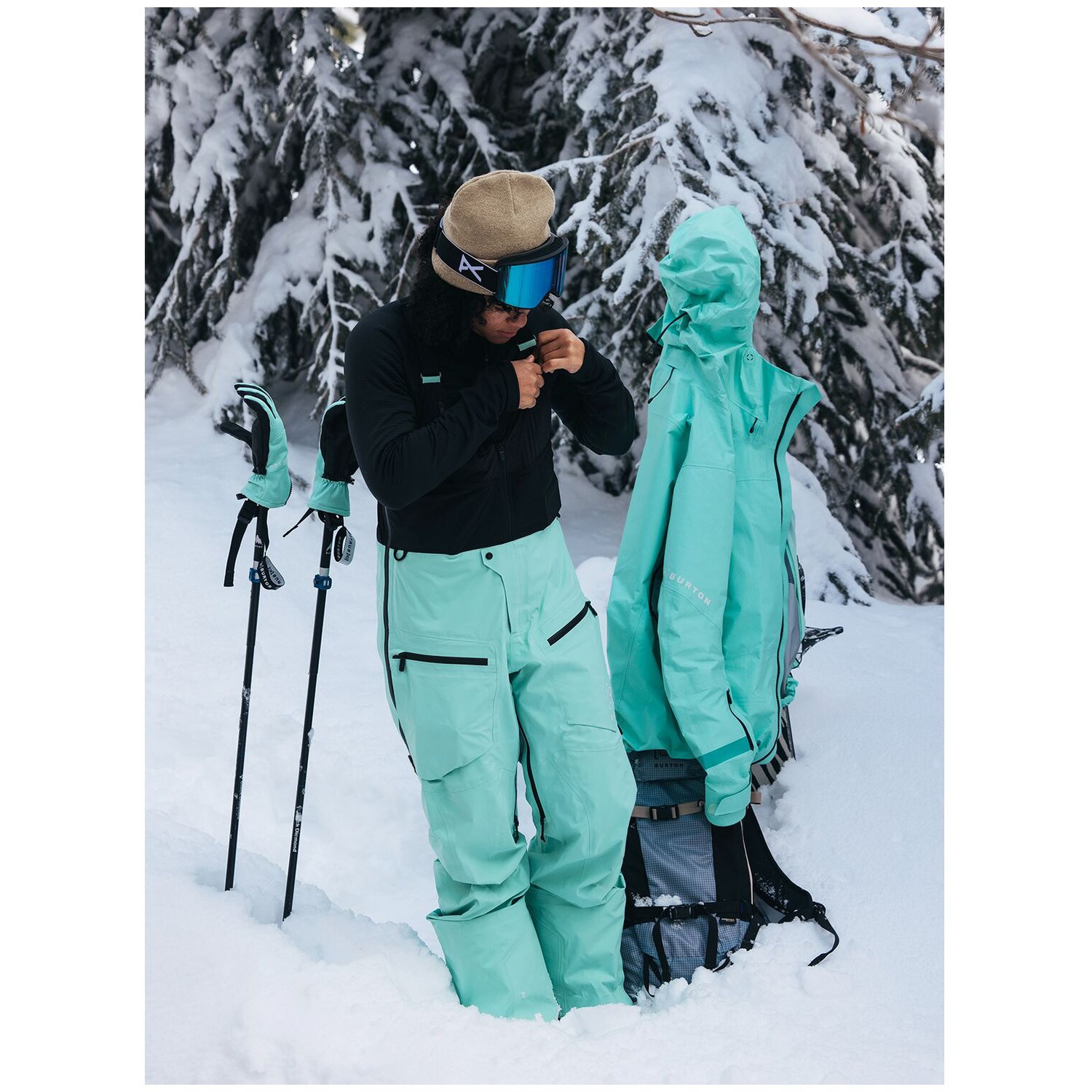 Men's Burton [ak] Tusk GORE-TEX PRO Hi-Top 3L Bib Pants