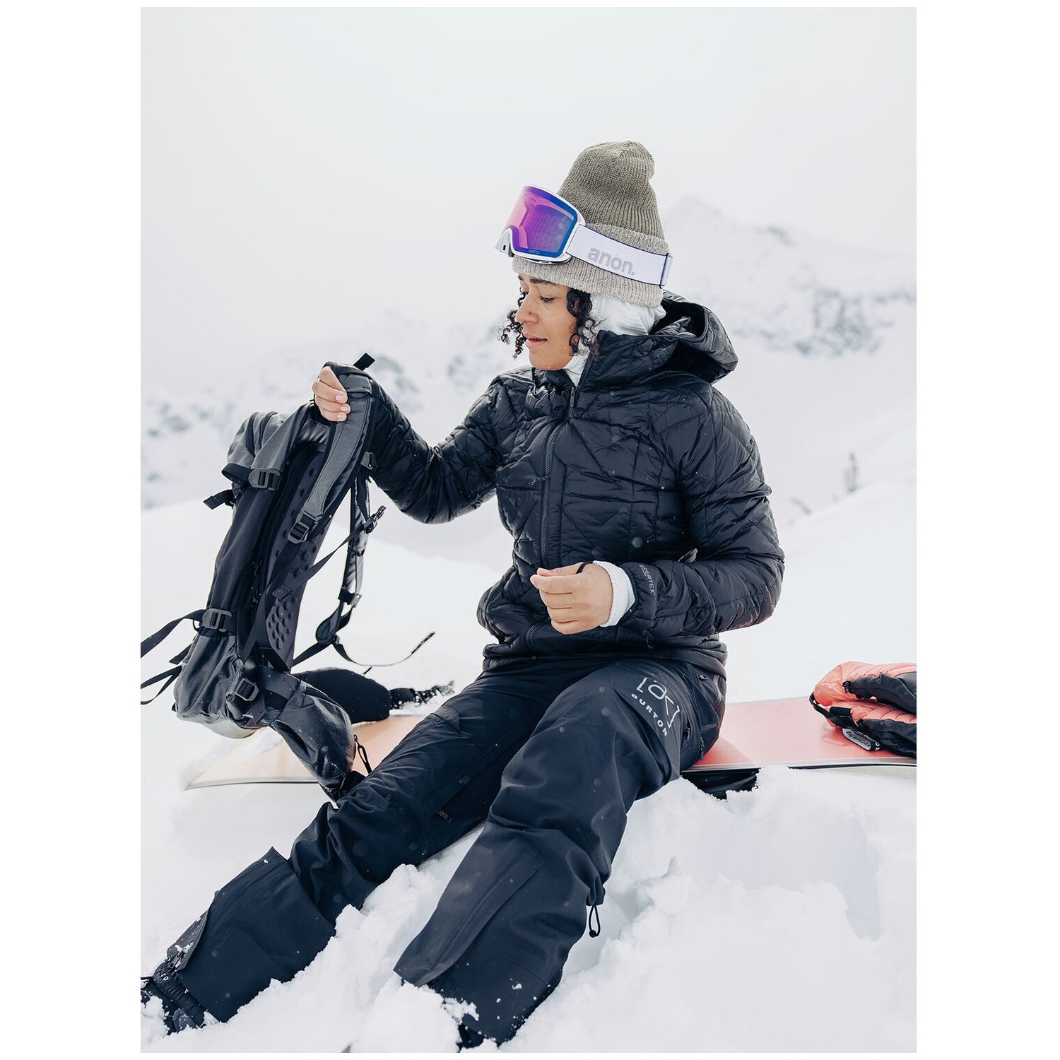 激安直営店 Down Baker AK Burton Hooded evo | Women's - Jacket バートン