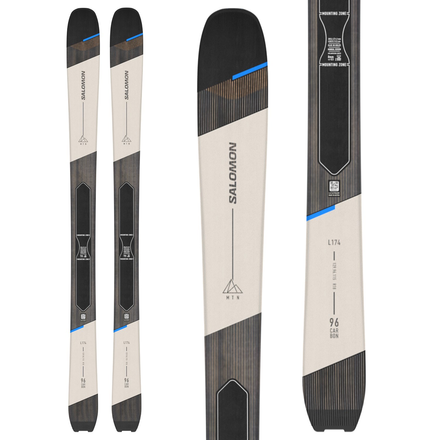 Salomon MTN 96 Carbon Skis 2025 | evo