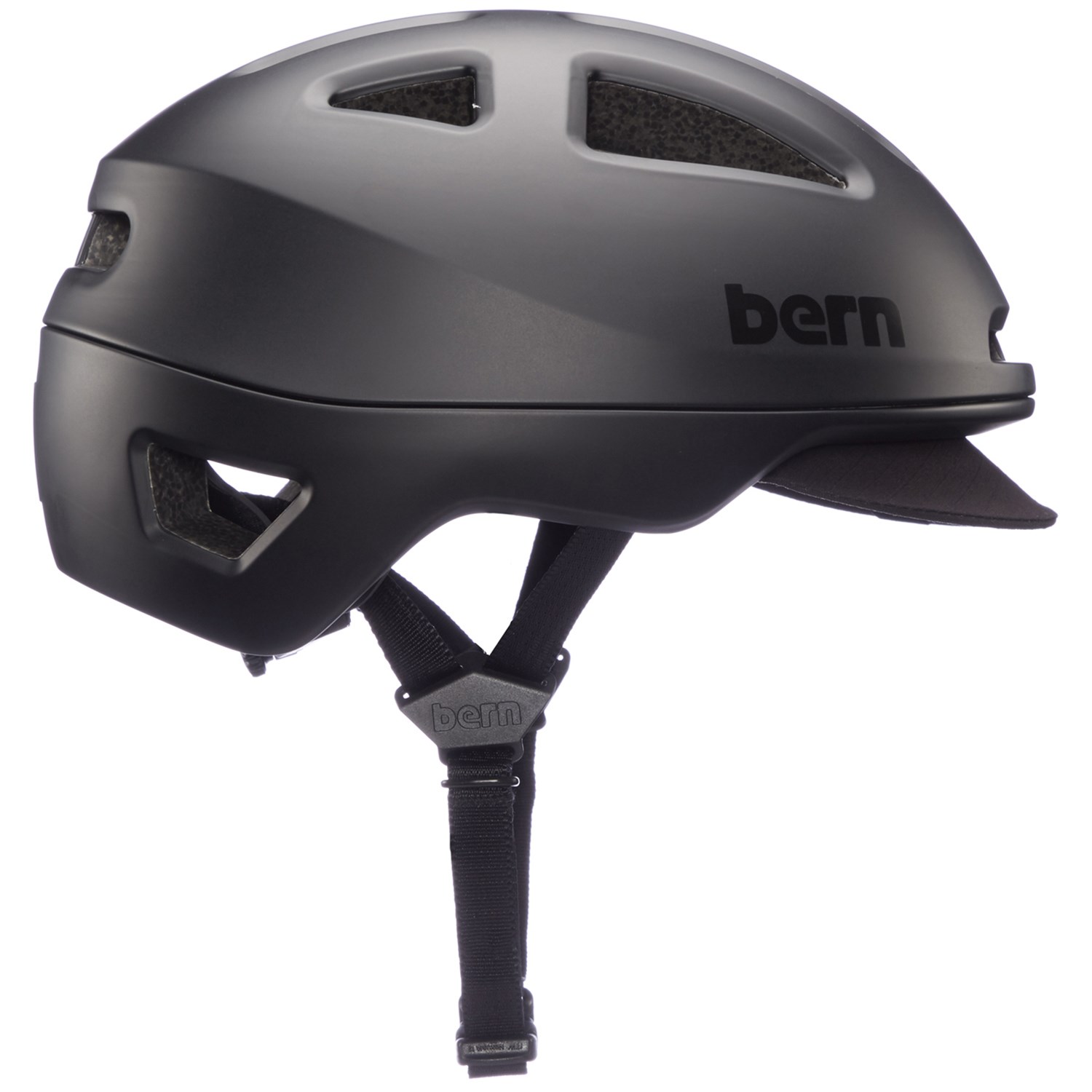 Bern Black Beanie Hat under helmet  Free ship in USA size M  adult NEW 