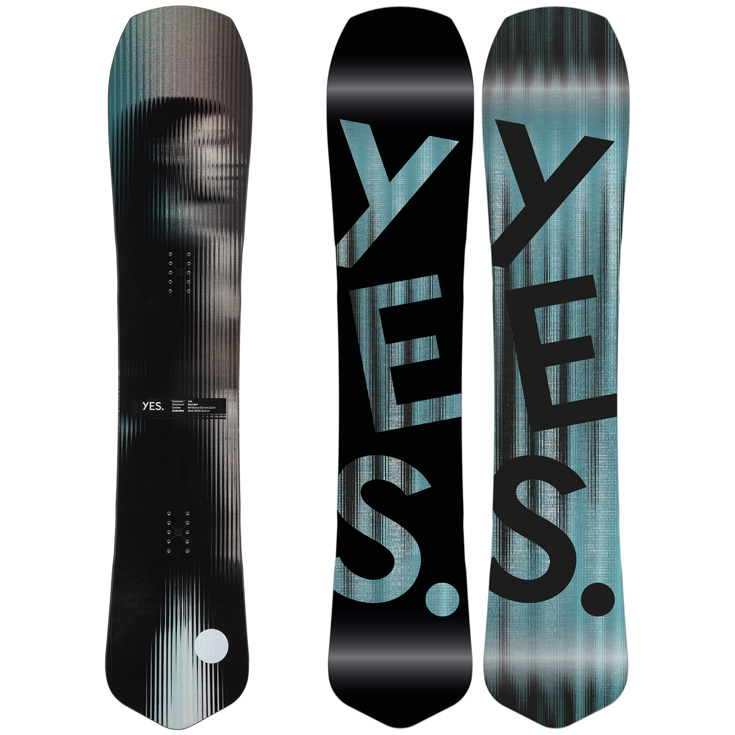 スノーボード 151 YES OPTIMISTIC Yes. Optimistic Snowboard 2023 | evo