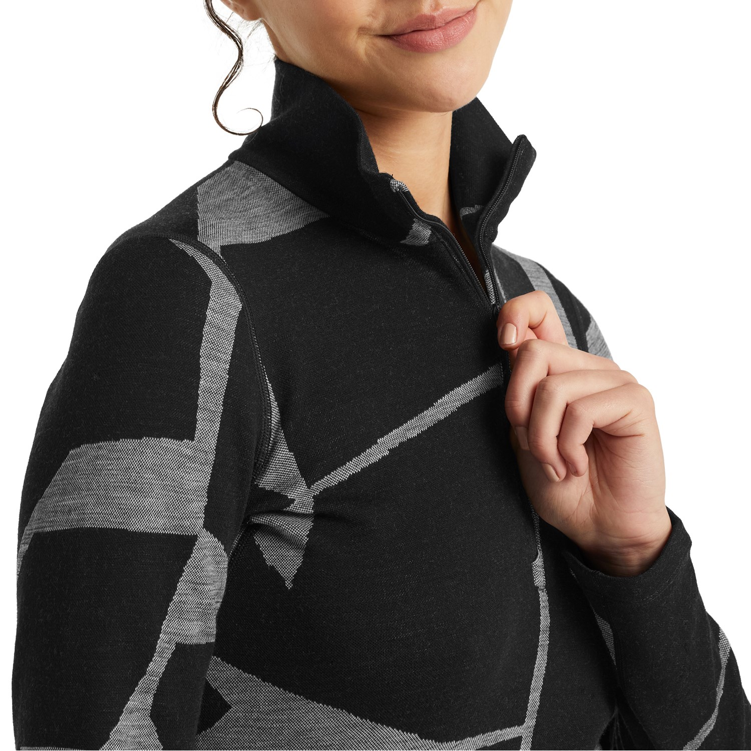 Icebreaker 250 Vertex Sedimentary Womens LS Half Zip