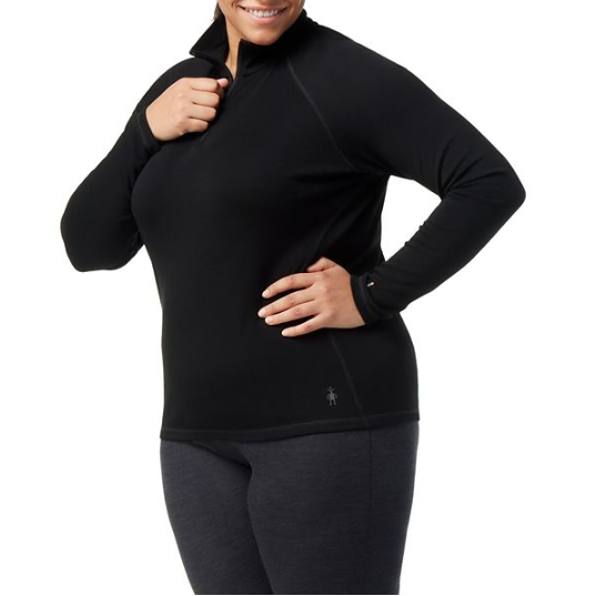 Smartwool Classic Thermal Merino Base Layer 1/4 Zip Plus Top - Women's