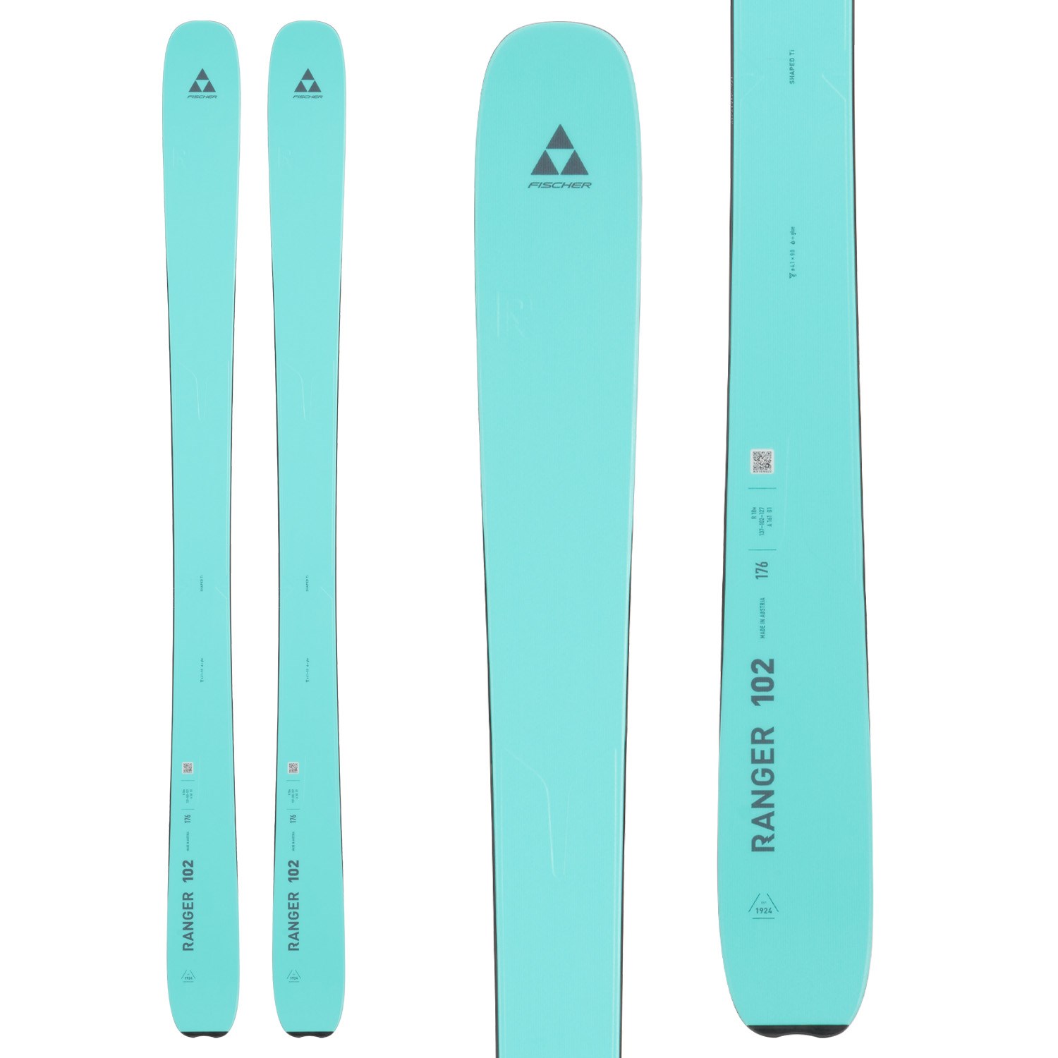 Fischer, Ranger Pink Skis, 182