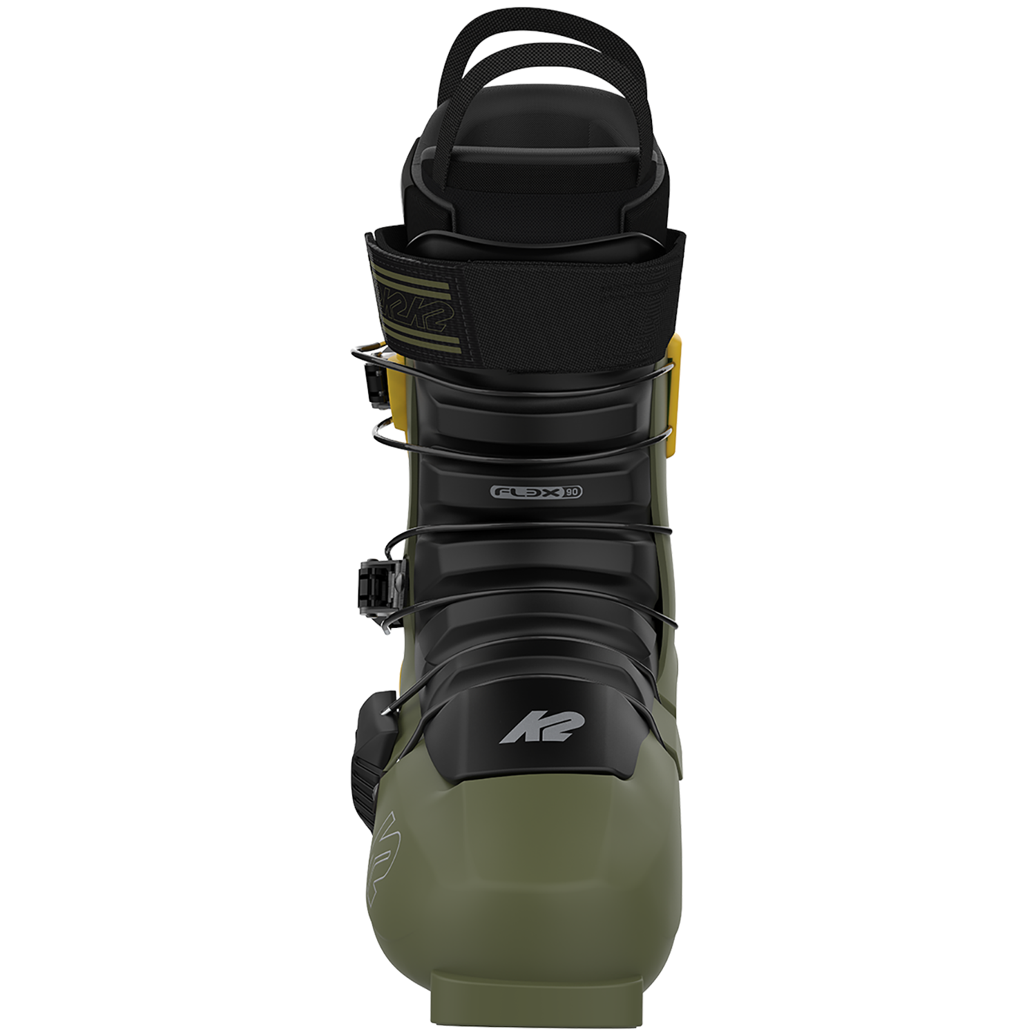  K2 Revolver Botas de esquí para hombre verde/amarillo 11.5  (29.5) : Deportes y Actividades al Aire Libre