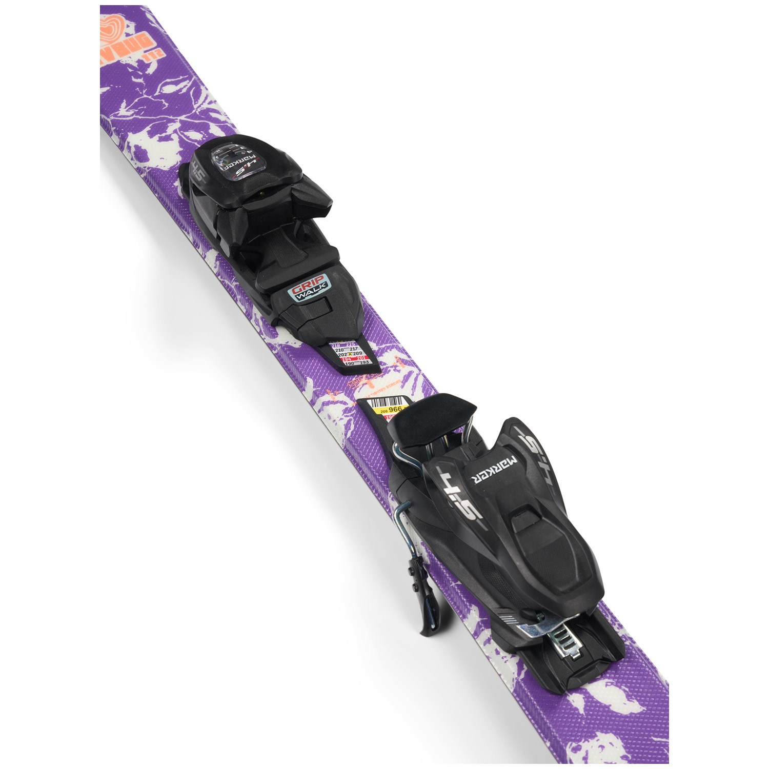 新品　K2 Luv Bug スキー 紫　ストック付き K2 Luv Bug Skis + FDT 4.5 Bindings - Kids' 2023 | evo