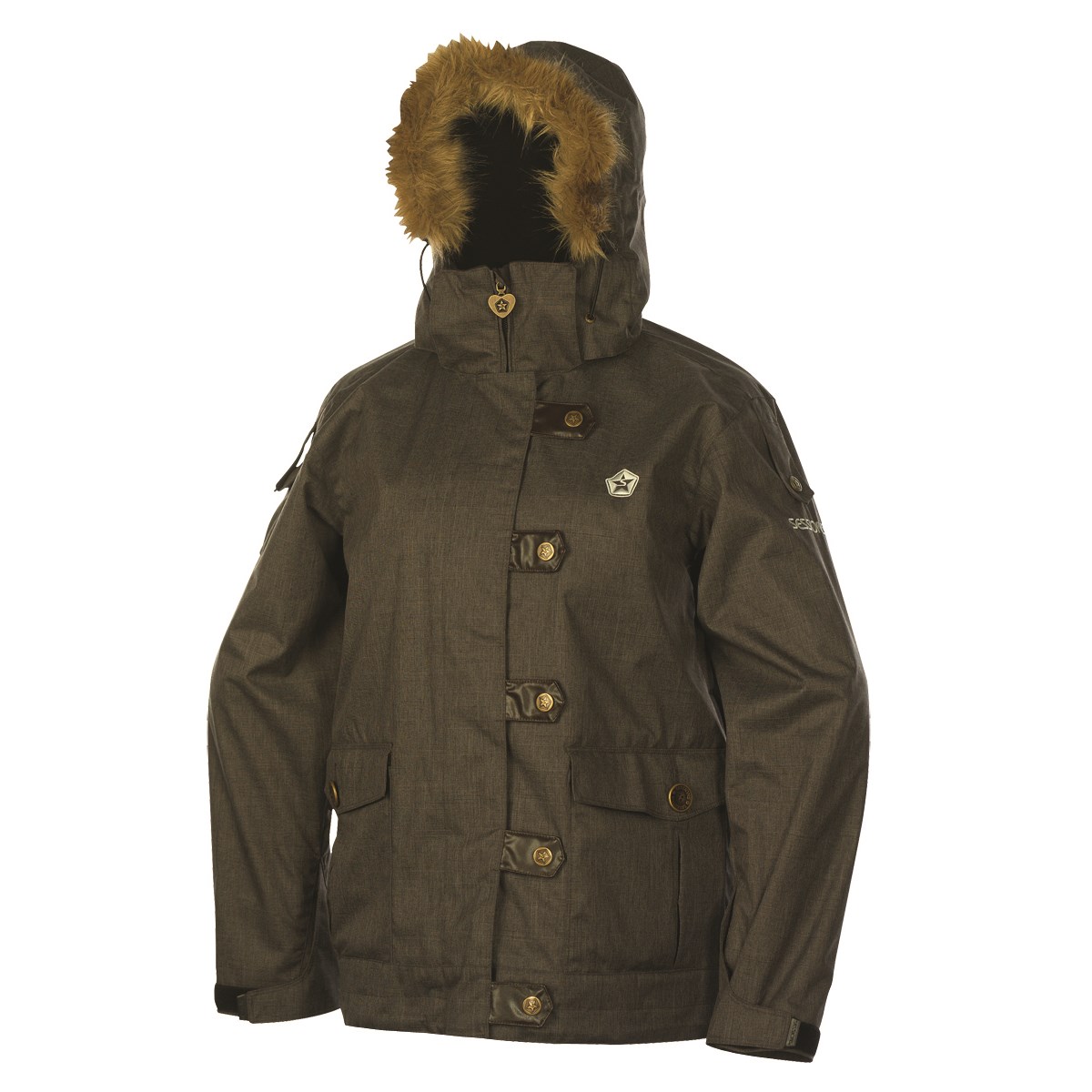 crosshatch parka