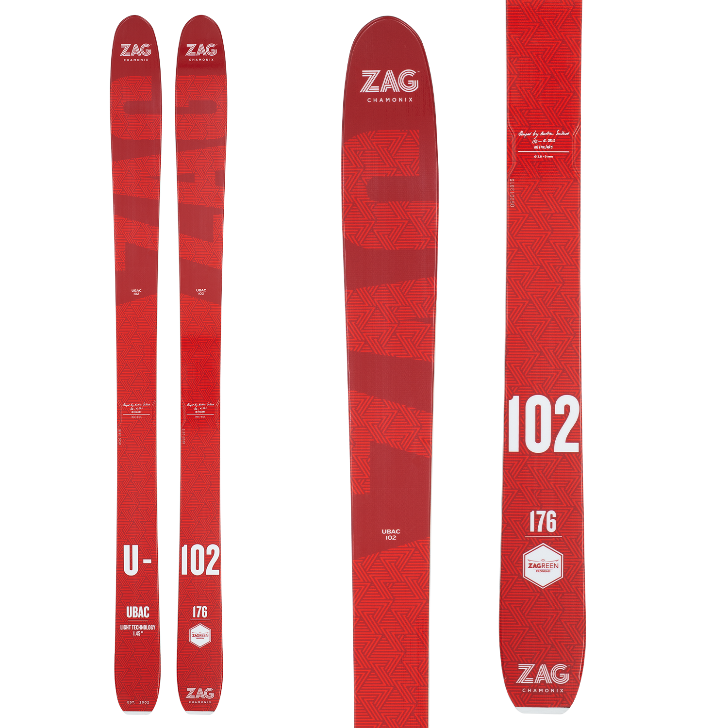 ZAG UBAC 102 Skis 2023