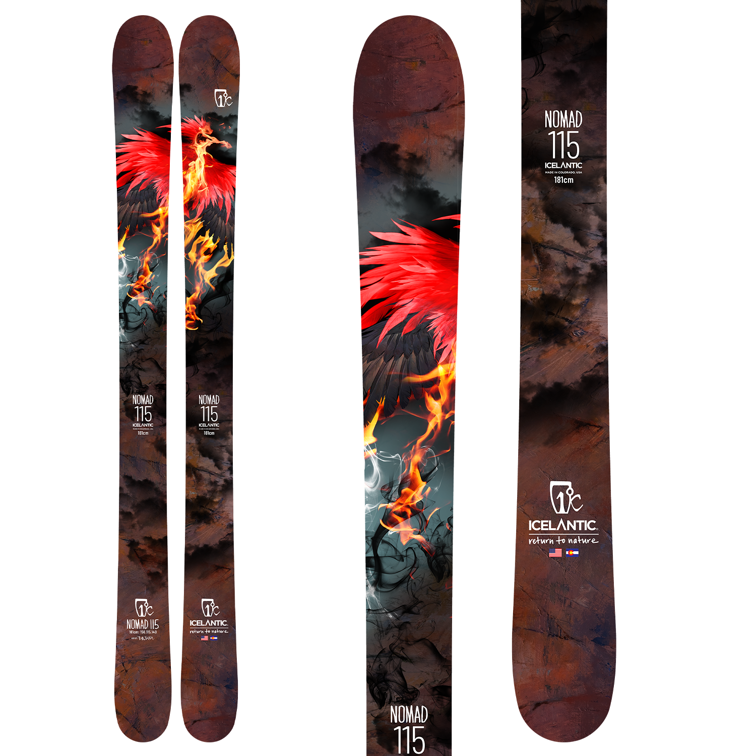 Icelantic Nomad 115 Skis 2023 | evo Canada