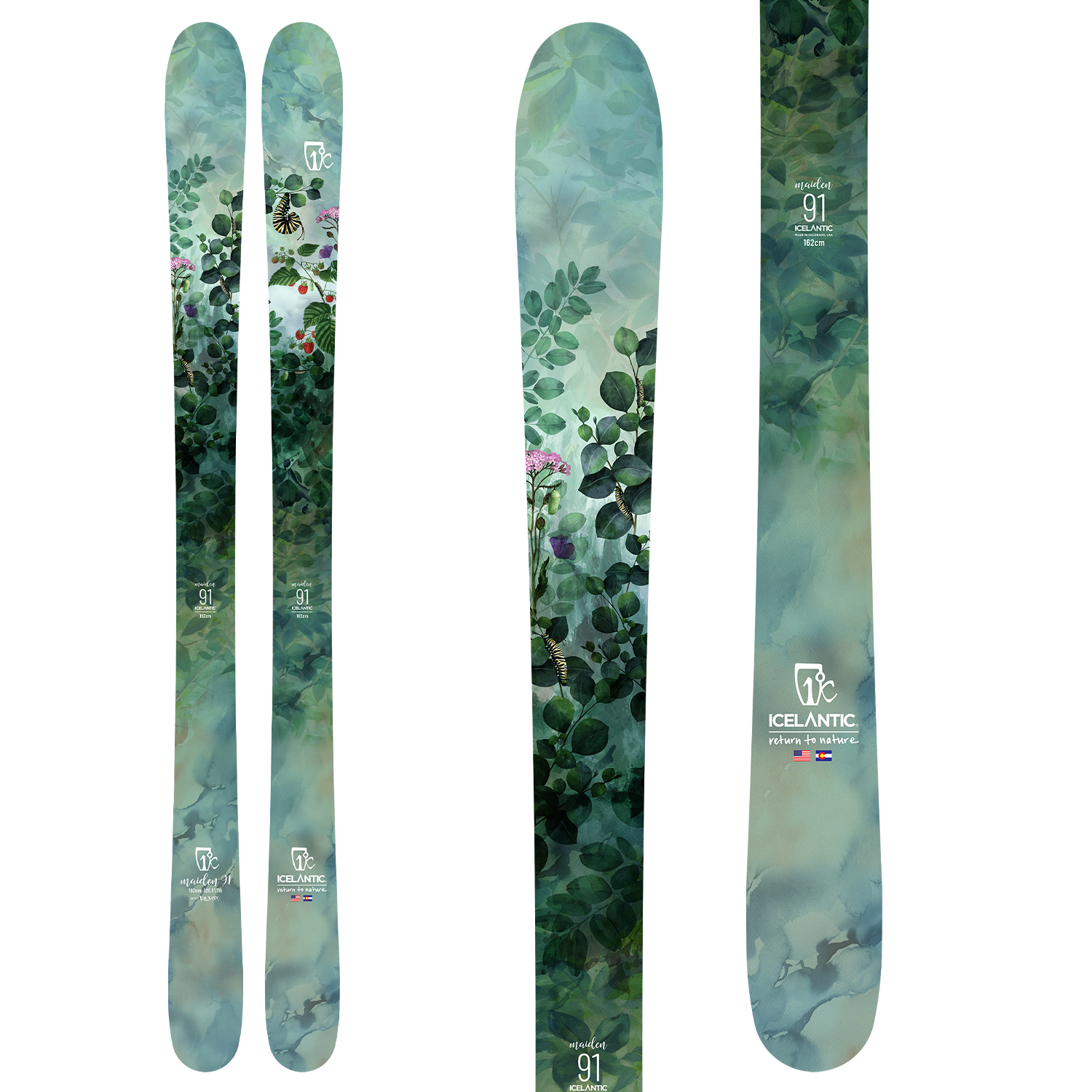 スキー Icelantic Maiden 91 162 Marker griffon Icelantic Maiden 91