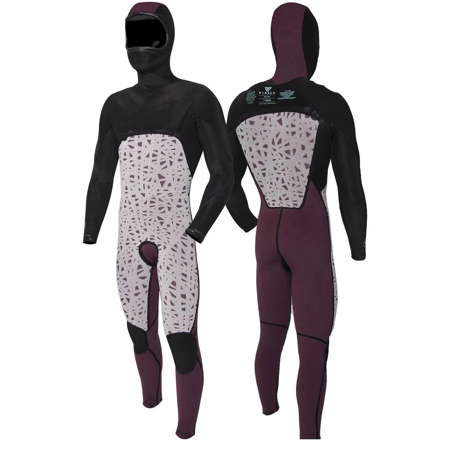 Vissla 7 Seas 5/4/3 Chest Zip Hooded Wetsuit | evo